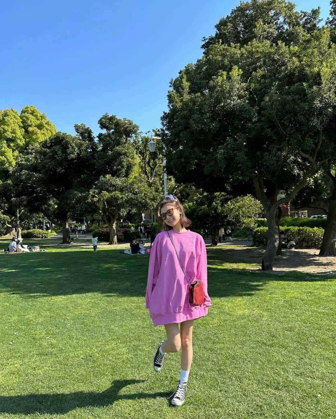 齊藤英里さんのインスタグラム写真 - (齊藤英里Instagram)「☀️🌳💖🩵」4月9日 21時46分 - erisaito.official