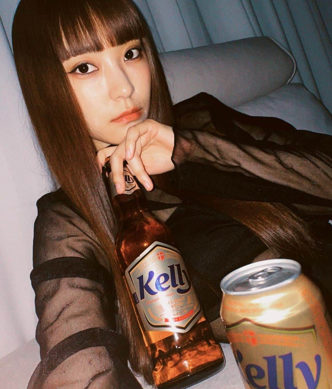 ボラさんのインスタグラム写真 - (ボラInstagram)「부드러운 Kelly night🍺✨ . #광고 #켈리 #라거의반전  @official.kelly.kr」4月9日 22時46分 - borabora_sugar