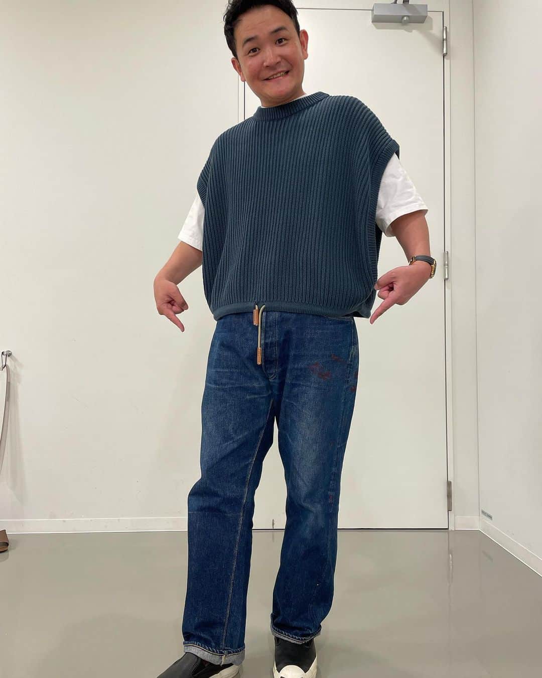 東野幸治のインスタグラム：「ノブからデニム愛を感じました！ 是非東野デニムに出てくれ！ 一緒に買い物行きましょう！」