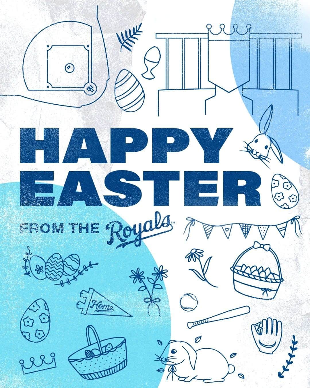 カンザスシティ・ロイヤルズさんのインスタグラム写真 - (カンザスシティ・ロイヤルズInstagram)「Happy Easter!」4月9日 23時00分 - kcroyals