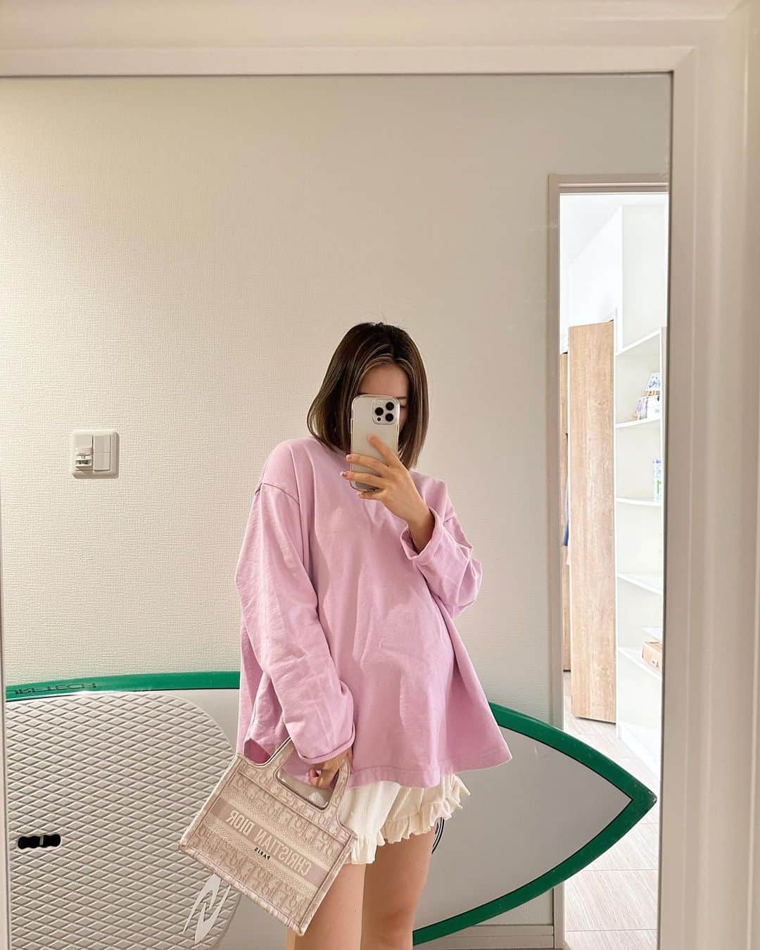 のインスタグラム：「春はピンクばかりに目がいってしまうね🍓🌸🌷🐷🎀」