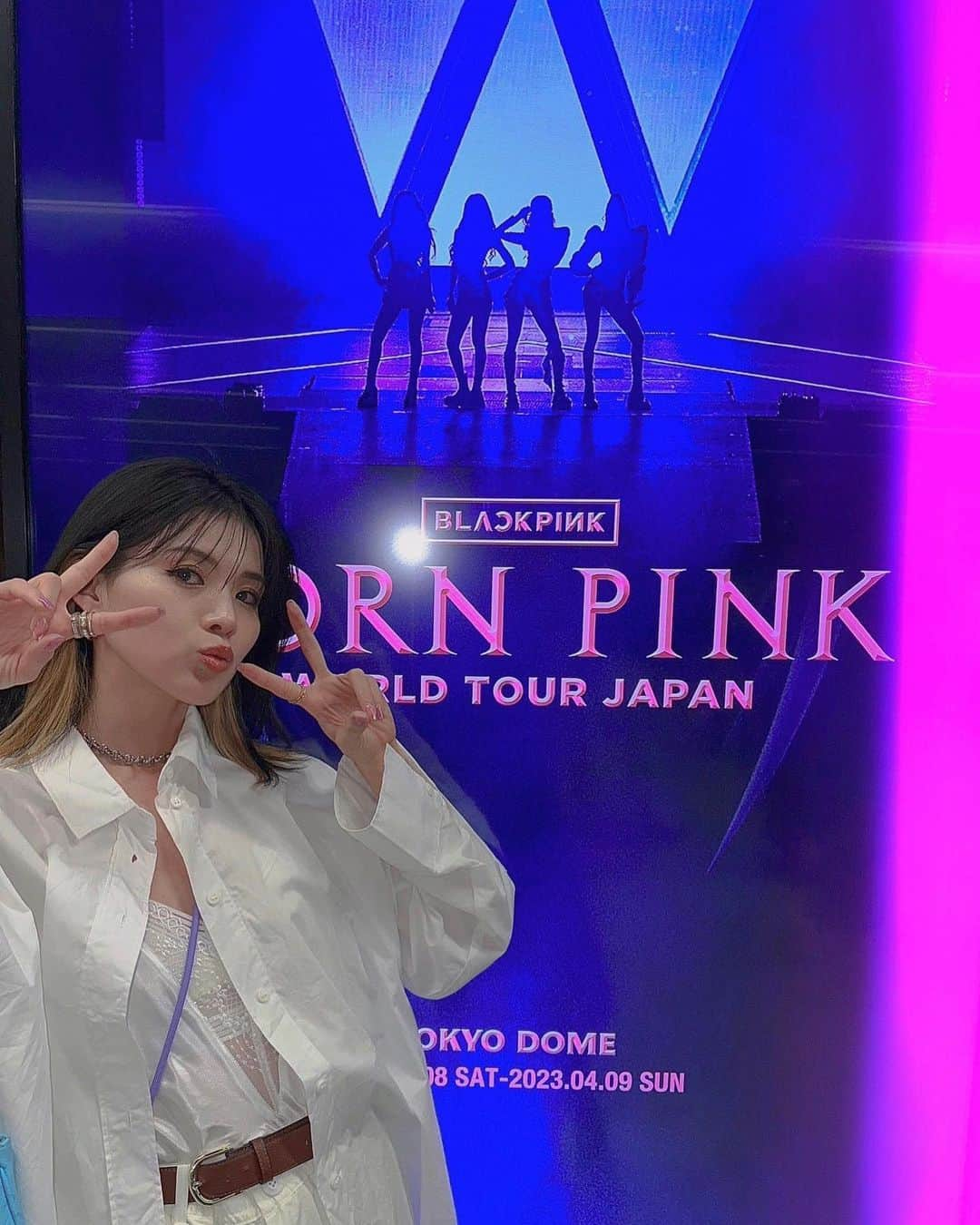 Erieさんのインスタグラム写真 - (ErieInstagram)「BORN PINK😎🖤💗 感謝。感謝🥺です。」4月10日 1時15分 - ____erie____