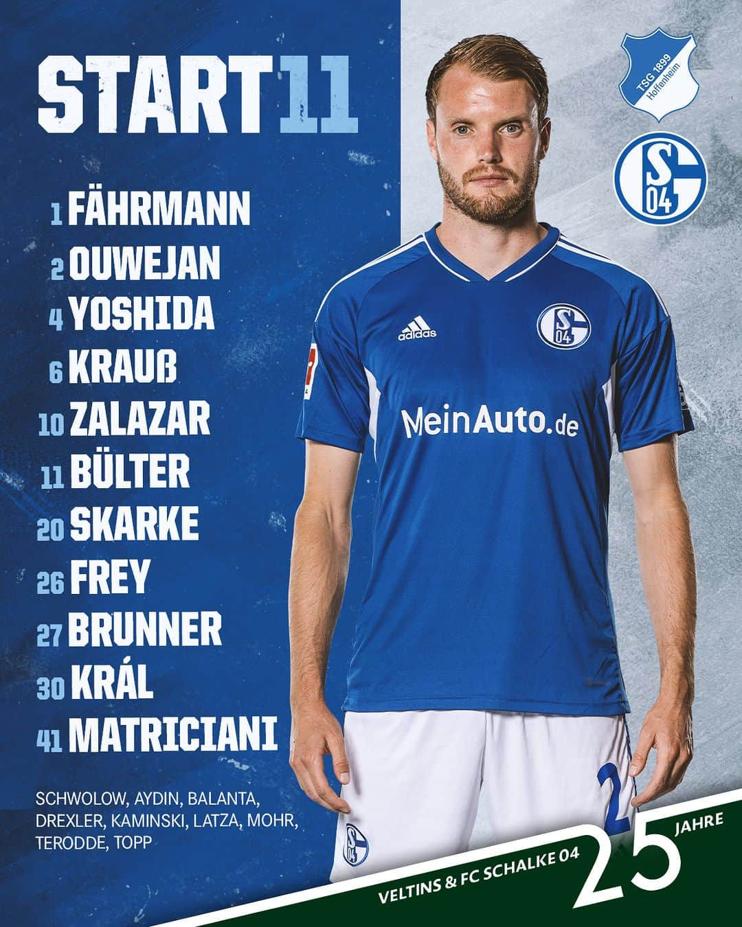 シャルケ04さんのインスタグラム写真 - (シャルケ04Instagram)「⚒️ GLÜCK AUF ⚒️ . . #S04 #Schalke #Knappen #Königsblau #LineUp #Bundesliga #Matchday #TSGS04」4月10日 1時30分 - s04