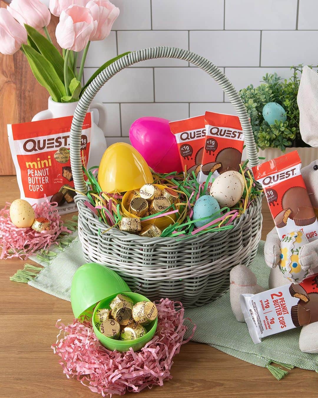 questnutritionさんのインスタグラム写真 - (questnutritionInstagram)「Happy #Easter! 🐣 Who wants an #EasterBasket like this one? 🐰🧺」4月10日 1時41分 - questnutrition
