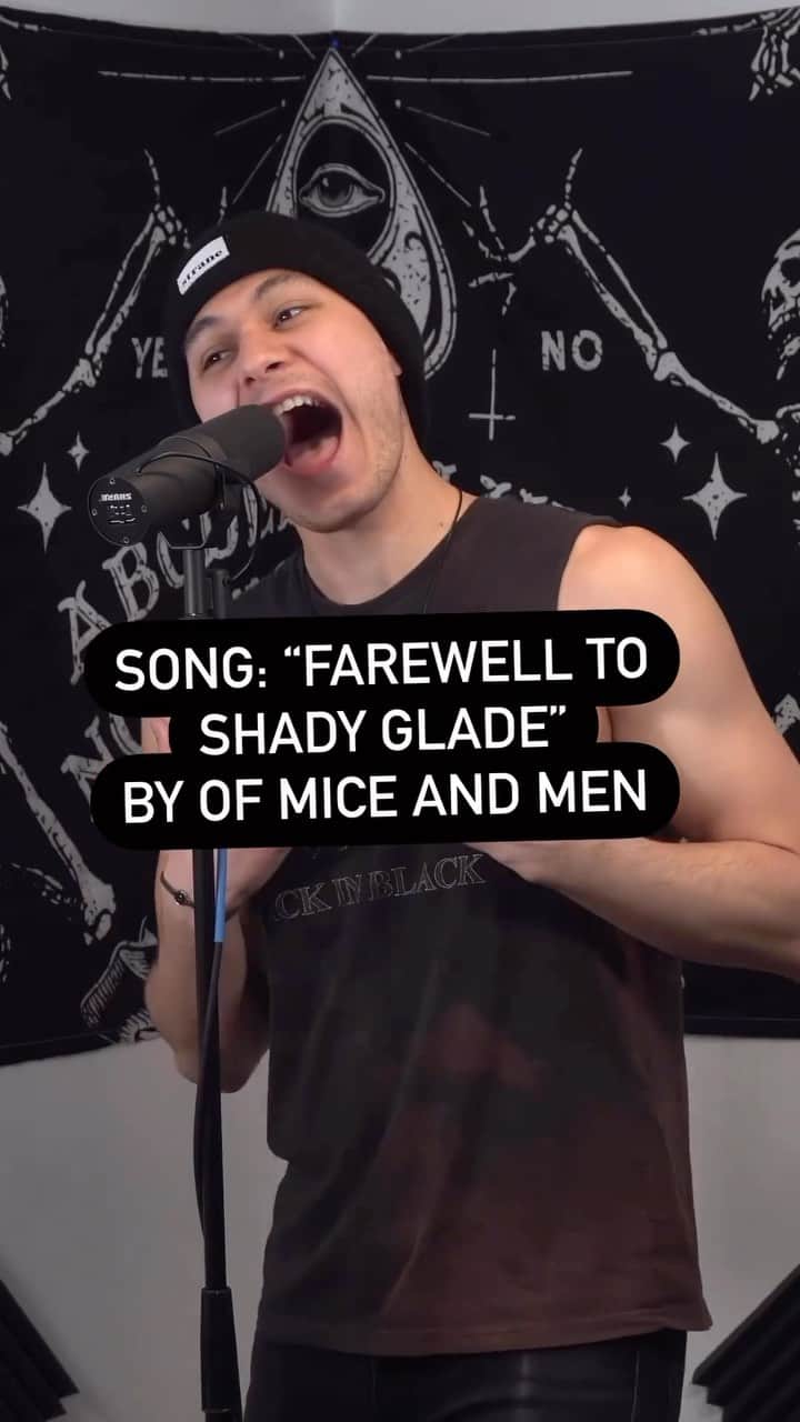 Of Mice & Menのインスタグラム：「Awesome cover of a throwback, “Farewell to Shady Glade” by @marktullymusic!   Show him some love in the comments! 🤘💯⬇️」