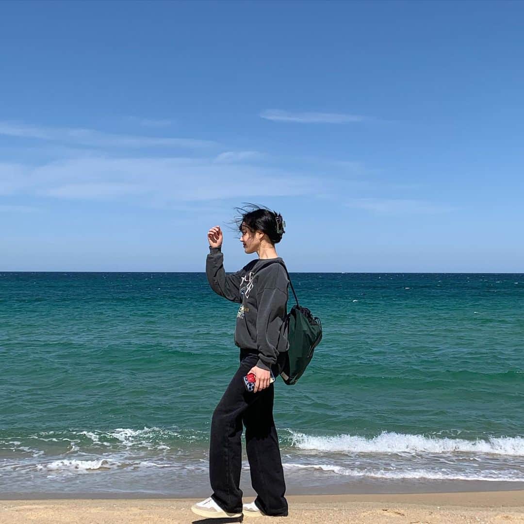 ソ・ウナのインスタグラム：「친구들과 함께한 강릉여행 💙」