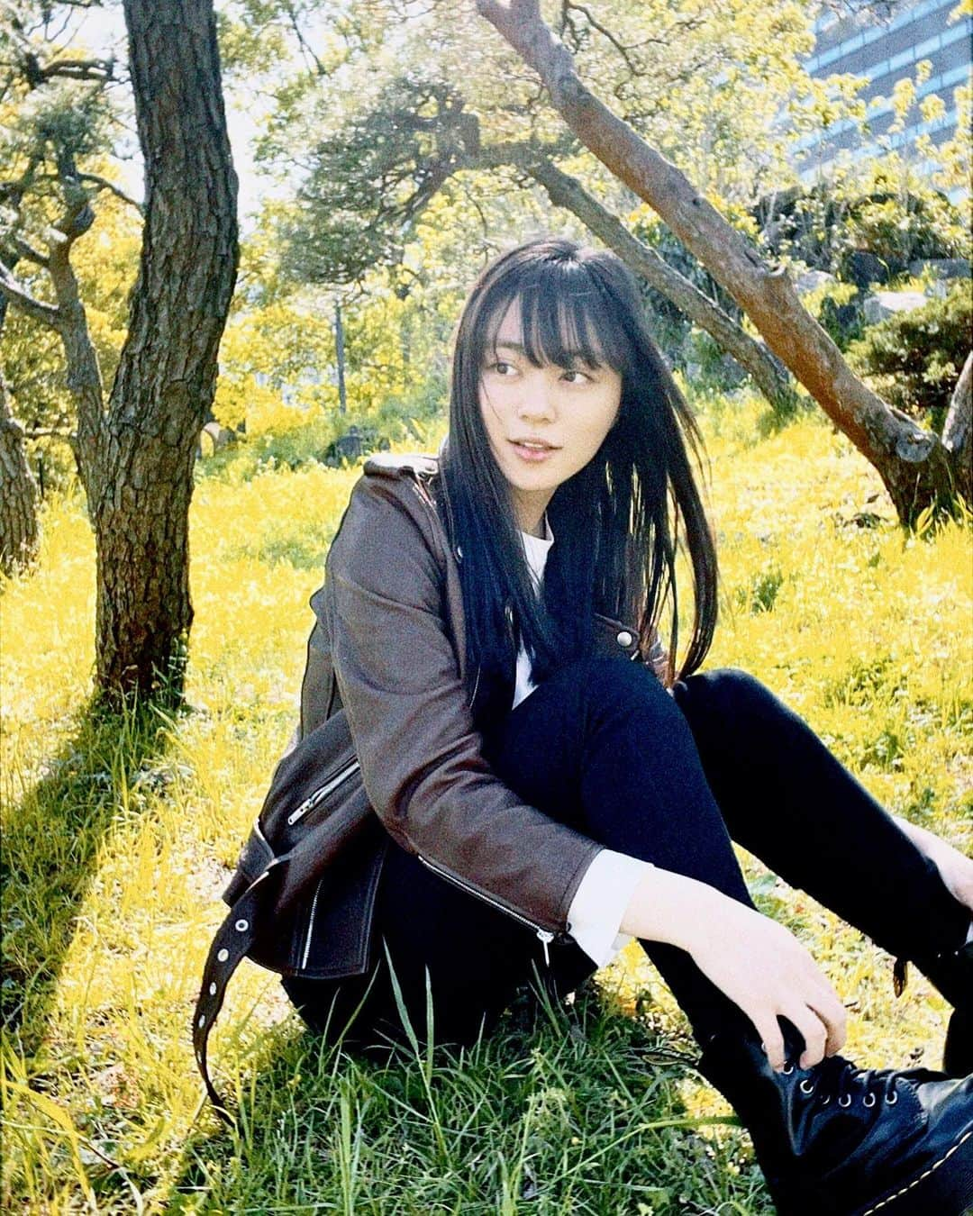 深尾あむのインスタグラム：「🌱☘️🍀」