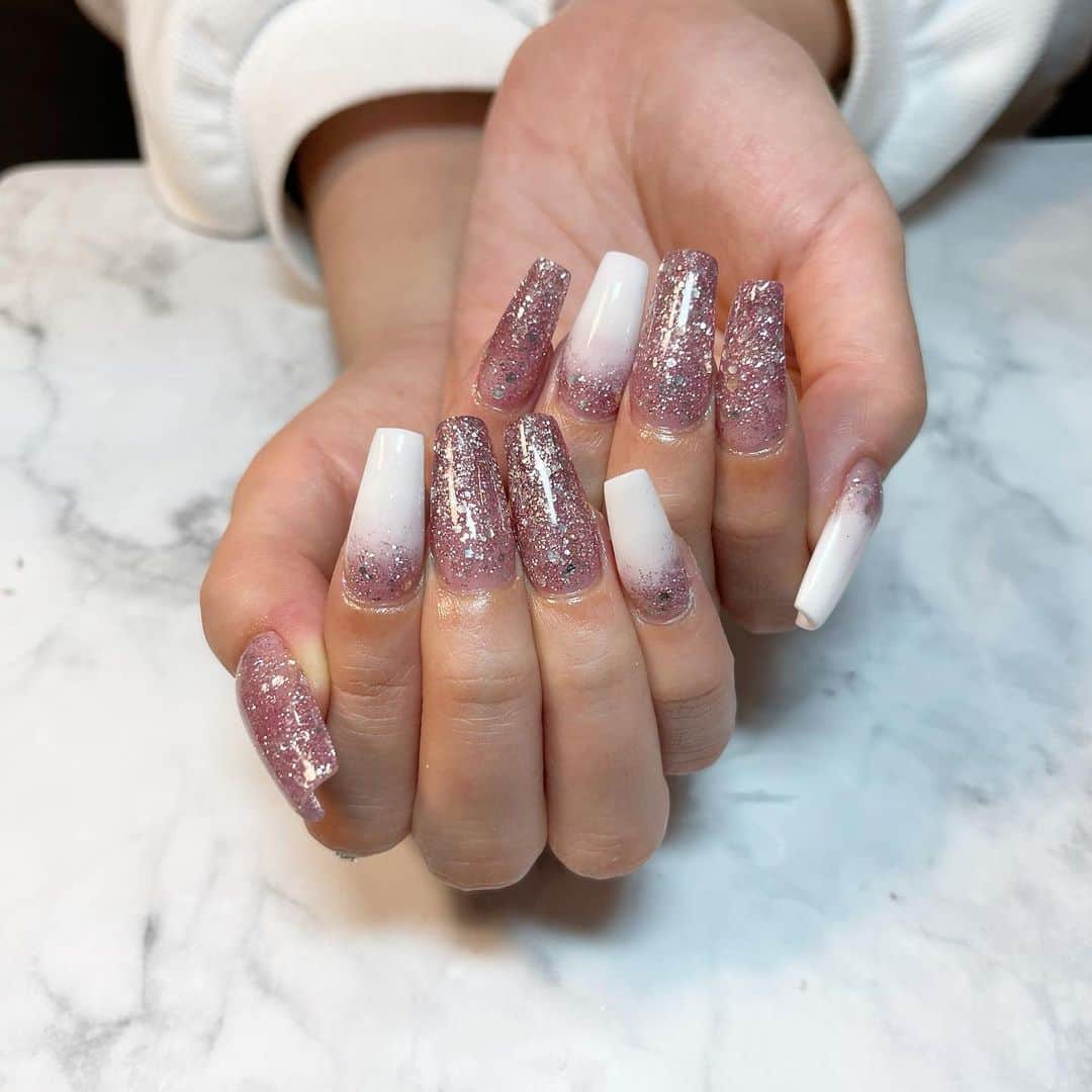 のインスタグラム：「いちみるネイル🍓🍼 #nail #ネイル #ネイルデザイン #スカルプ」
