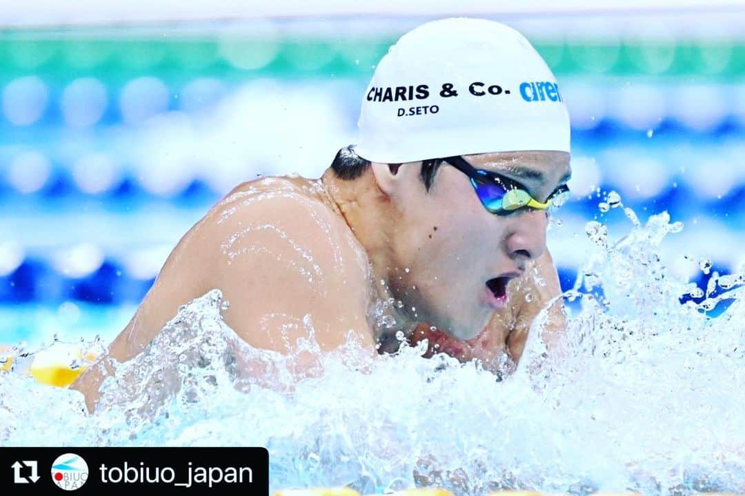 瀬戸大也のインスタグラム：「日本選手権応援ありがとうございました！！ 夏、世界水泳福岡もまた頑張ります🇯🇵🔥  @charisandco @waxtriplex.jp #meigi @dism_clinic  @insta_nyanko @surluster_sports @telic_japan  #Repost @tobiuo_japan with @use.repost ・・・ 99th #JAPANSWIM Day1 @picsport_japan @daiya_seto #瀬戸大也 #seto #トビウオジャパン #tobiuojapan #swimming #JASF #worldaquatics #picsport_japan」