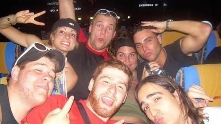 レベッカ・ノックスのインスタグラム：「17 years ago, I met Kevin and Sami on a poorly organized wrestling tour in Italy. After a week I knew we would be friends for life, but they’re like brothers to me now.   I’m not too proud to admit I cried like a baby watching them win the main event of WrestleMania last Saturday. They deserve all the success in the world.」