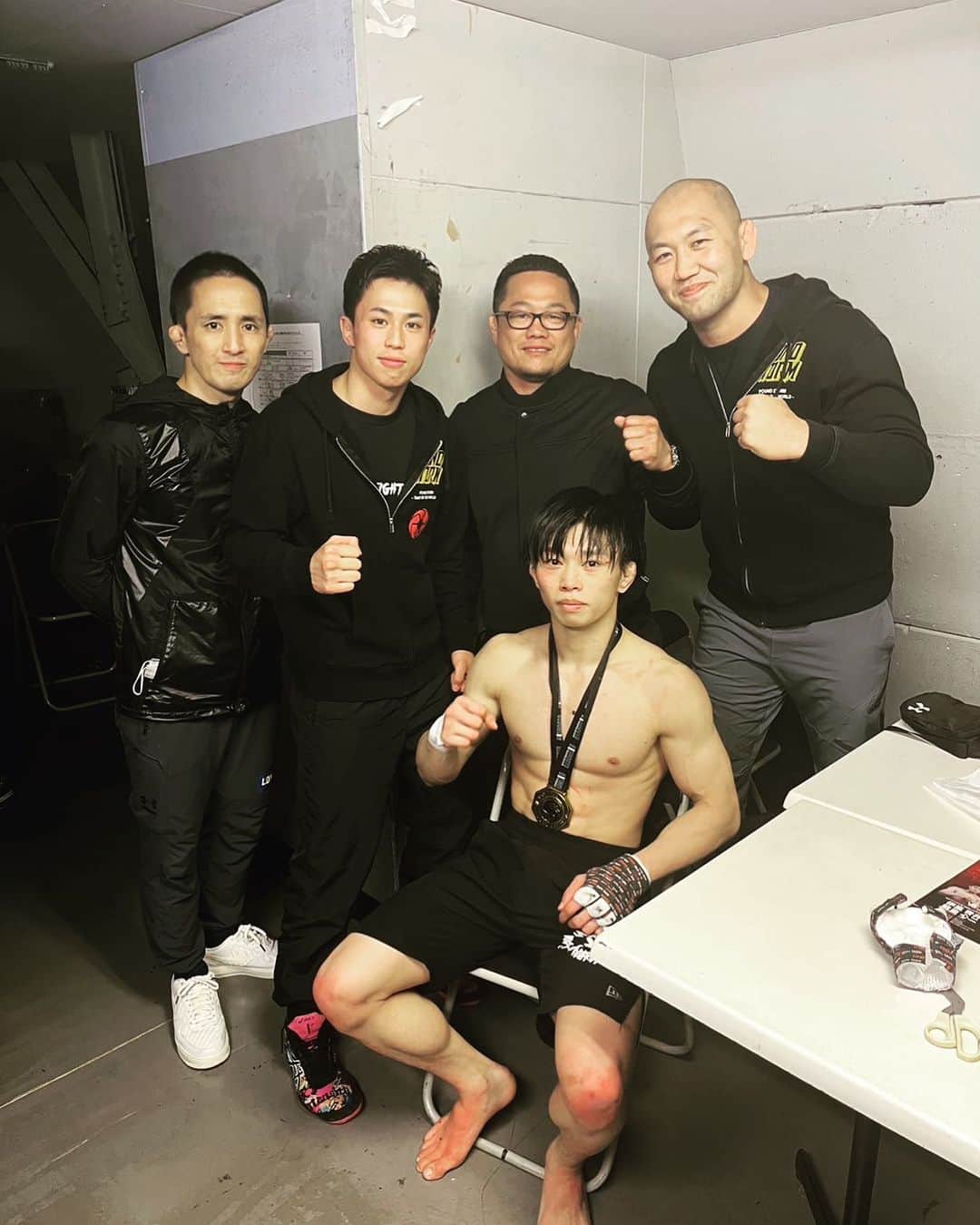 のインスタグラム：「須藤晃大 今日は危なげなく勝ったな^ ^ おめでとう㊗️ #須藤晃大 #shooto0409」