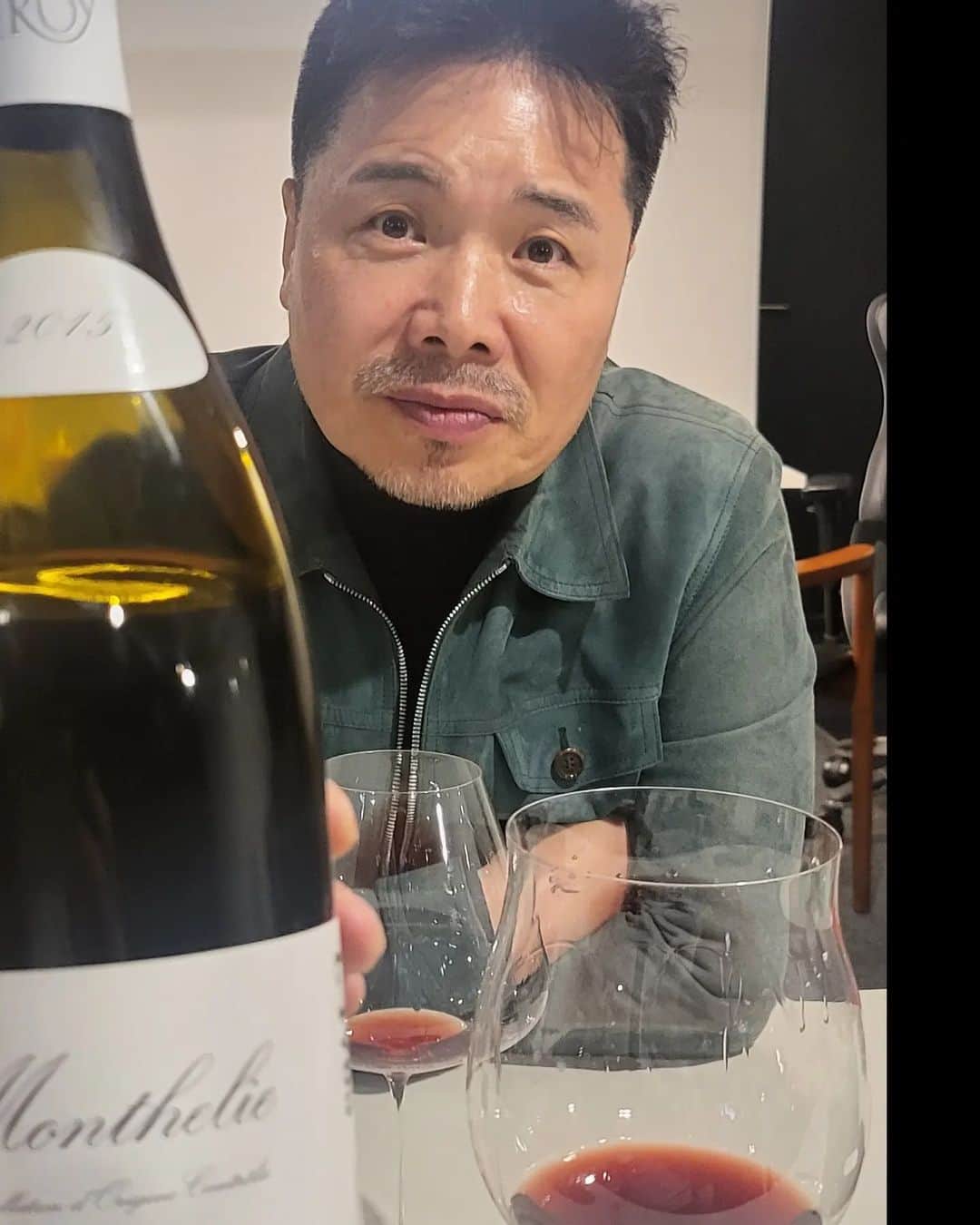 キム・スロのインスタグラム：「아주마니사랑하는훈탁형님과둘이......」