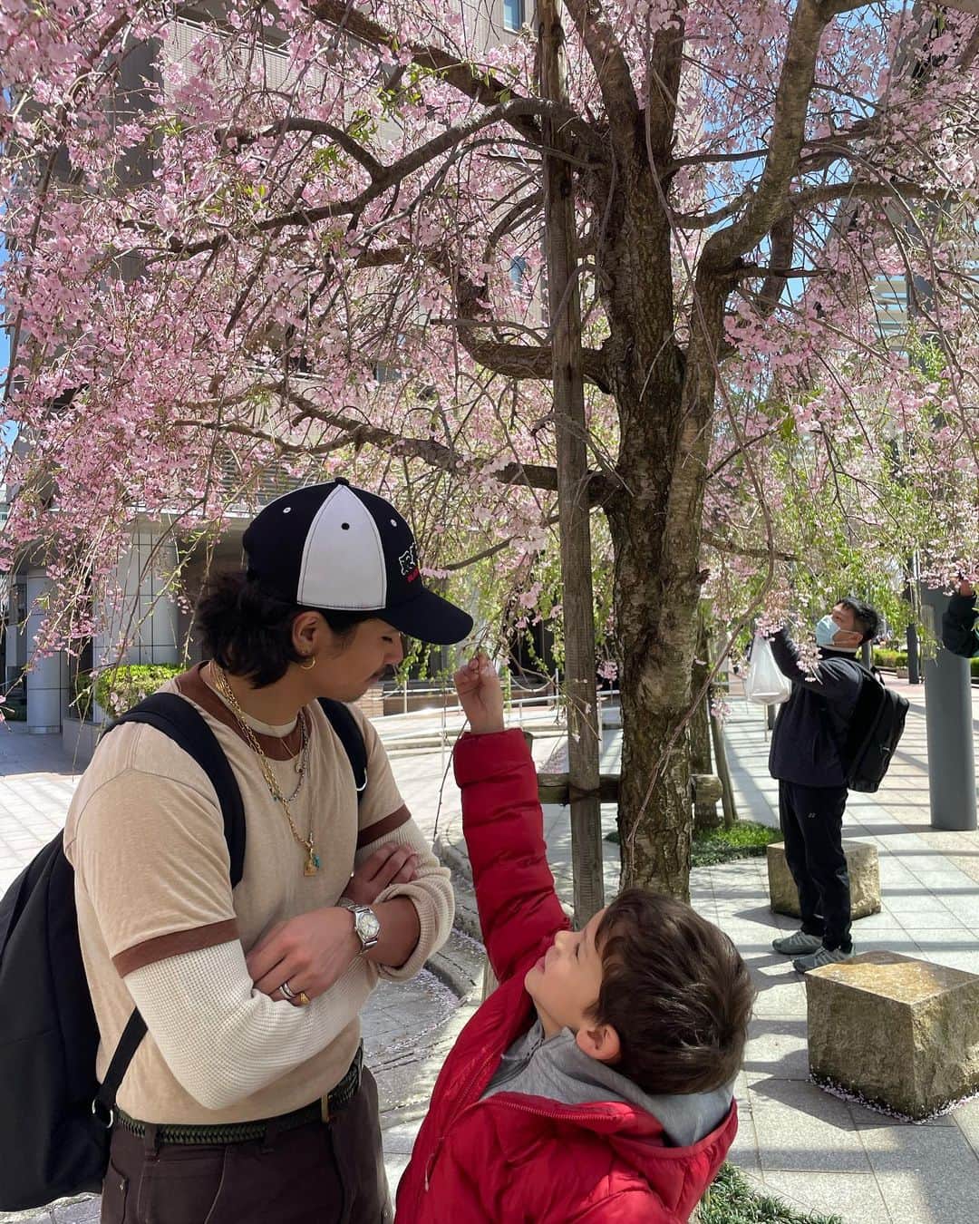 稲木ジョージのインスタグラム：「Guncle duty in Kanazawa 🌸」