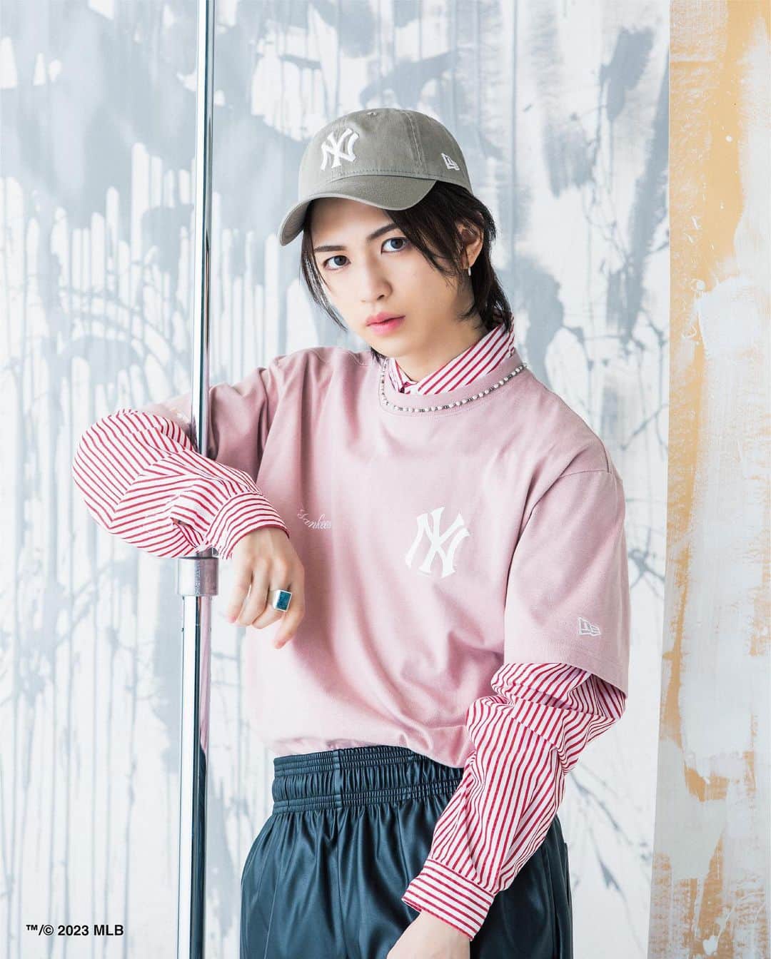 のインスタグラム：「雑誌『RUDO』とのコラボレーション企画  #NewEra #ニューエラ #NewEraJapan #岩橋玄樹 #GenkiIwahashi #MLB」