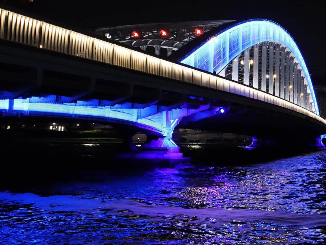 km観光タクシーのインスタグラム：「Eitai-bashi Bridge  #tokyotour #tokyolife #tokyonow #tokyotrip #tokyotravel #tokyojapan #tokyotokyo #tokyosightseeing #tokyotourism #tokyophotography #tokyosnap  #tokyocity  #visittokyo #mytokyois  #観光タクシー #kmタクシー #東京観光タクシー #東京観光」