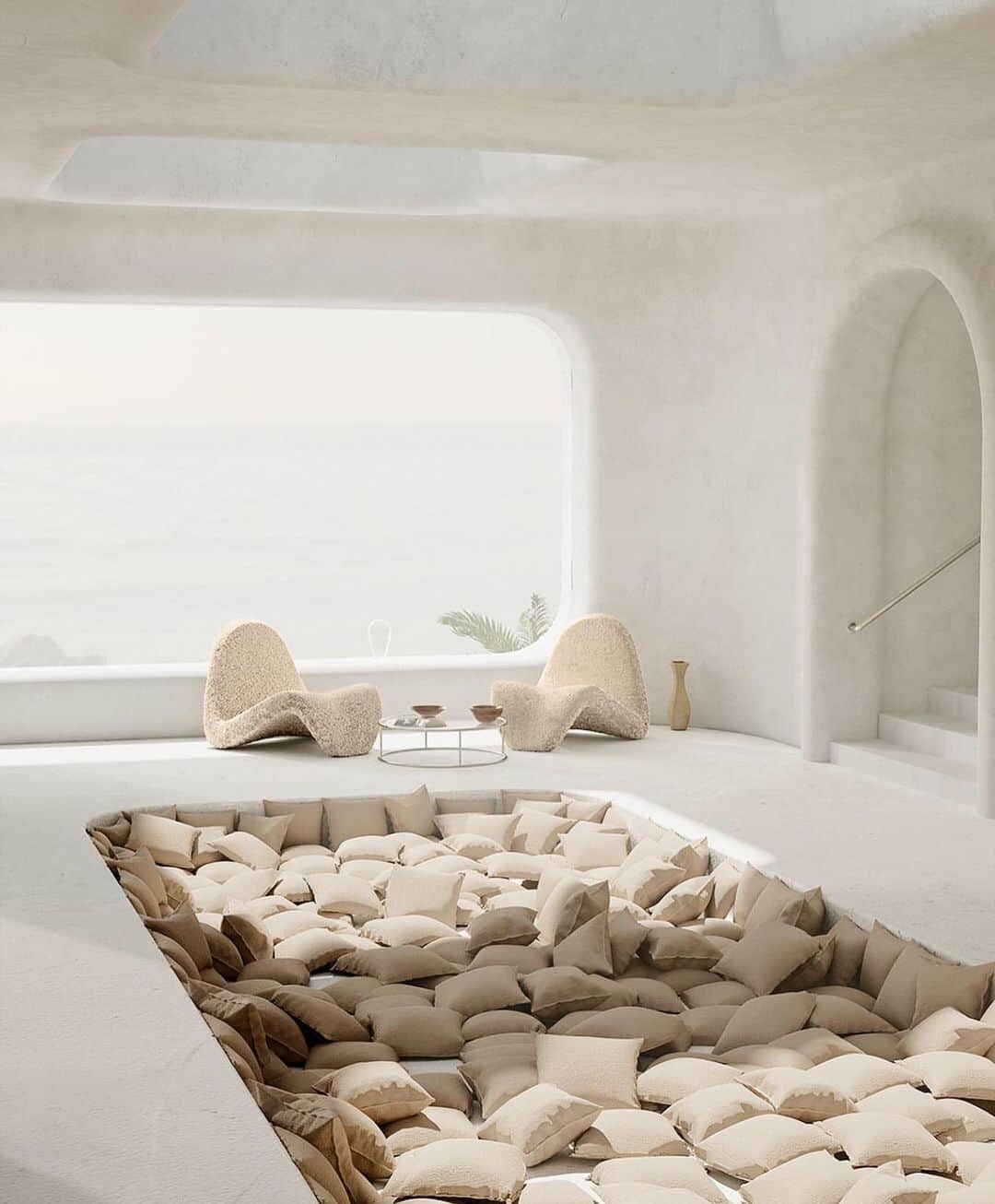 My Interiorのインスタグラム：「Creating comfortable and stylish space by @hugo.fournier」