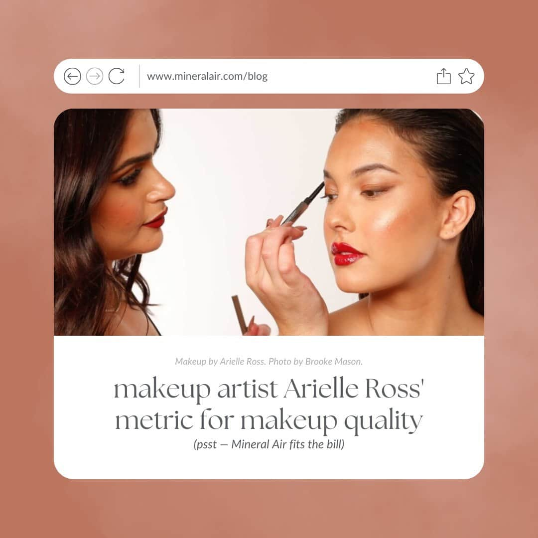 Mineral Airのインスタグラム：「Clean formulas, high performance, multipurpose, and buildable – these are the qualities that both celebrity makeup artist Arielle Ross and Mineral Air swear by. Read more about it #ontheblog 💓   Congrats on the launch of the Dream Palette, @relevationbeauty!」