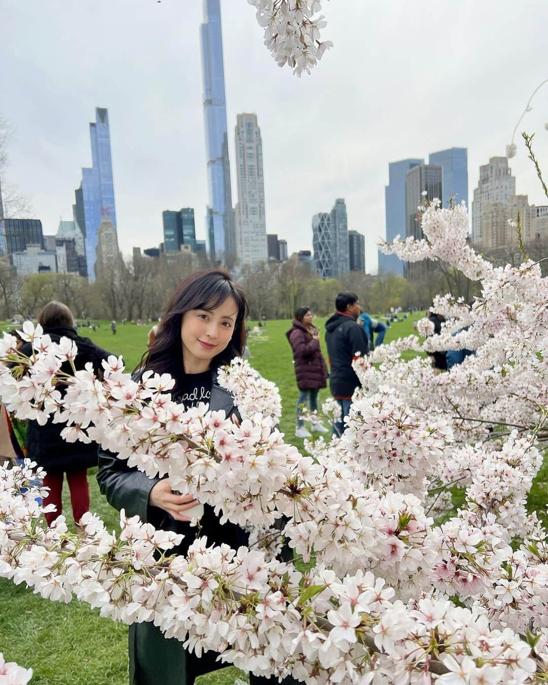 久慈暁子さんのインスタグラム写真 - (久慈暁子Instagram)「* 先日NYに戻ってきました🇺🇸 セントラルパークの桜は 満開でした🌸 * #centralpark」4月10日 22時19分 - kuji_akiko