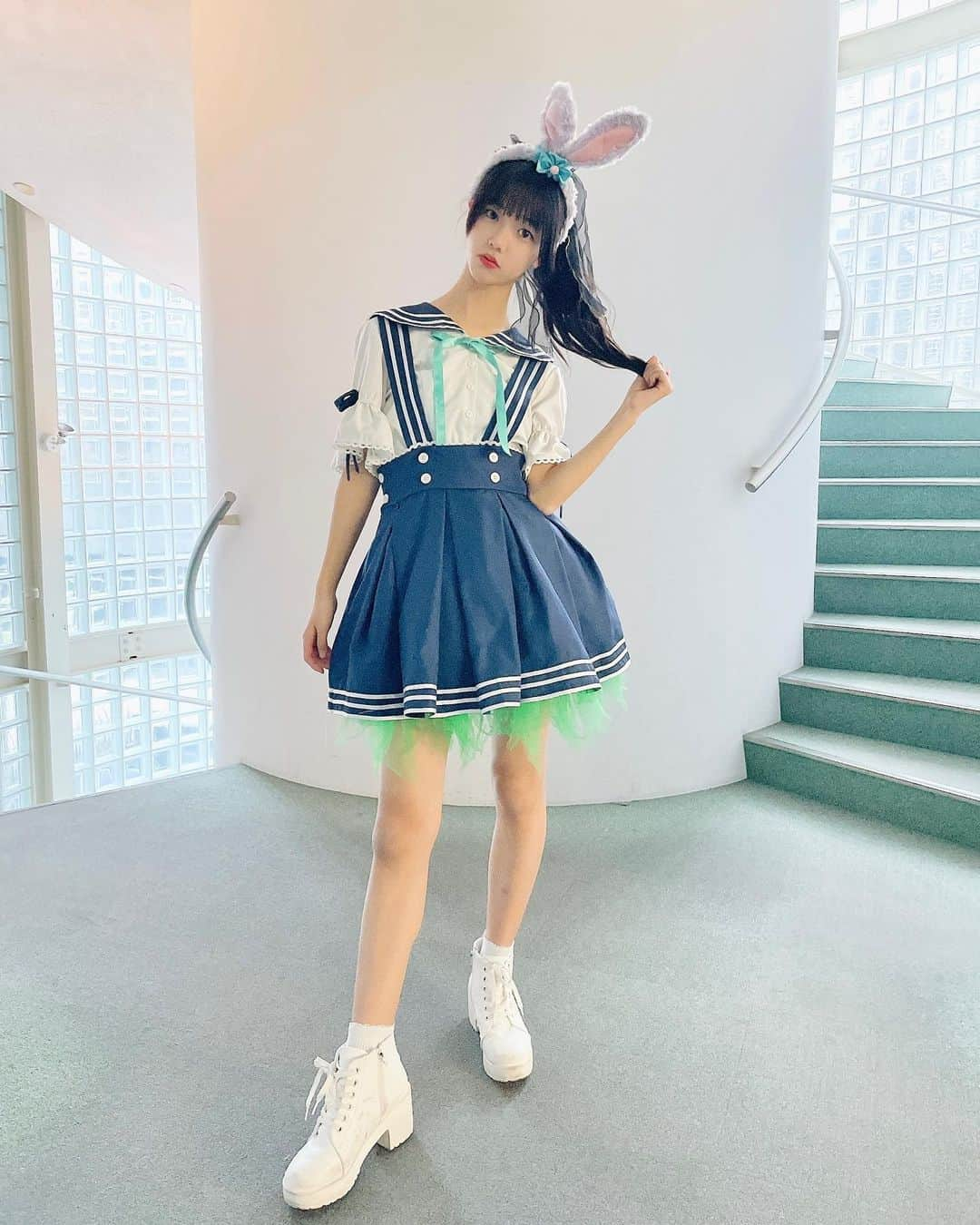 北島澪さんのインスタグラム写真 - (北島澪Instagram)「✨✨✨✨✨✨✨✨✨✨✨✨  Easter Monday‪- ̗̀ ꪔ̤̥ꪔ̤̮ꪔ̤̫ ̖́-‬  ✨✨✨✨✨✨✨✨✨✨✨✨   #夢アドシトロン  #yumeadocitron  #cuugal  #easter  #happyeaster  #イースター  #バニー  #うさ耳  #ステラルー  #ディズニーシー  #ファッション  #衣装  #マリン  #コーディネート  #instagram  #instagood  #instafashion  #fashion  #bunnyears  #eastermonday」4月10日 22時30分 - mio_ymcitron