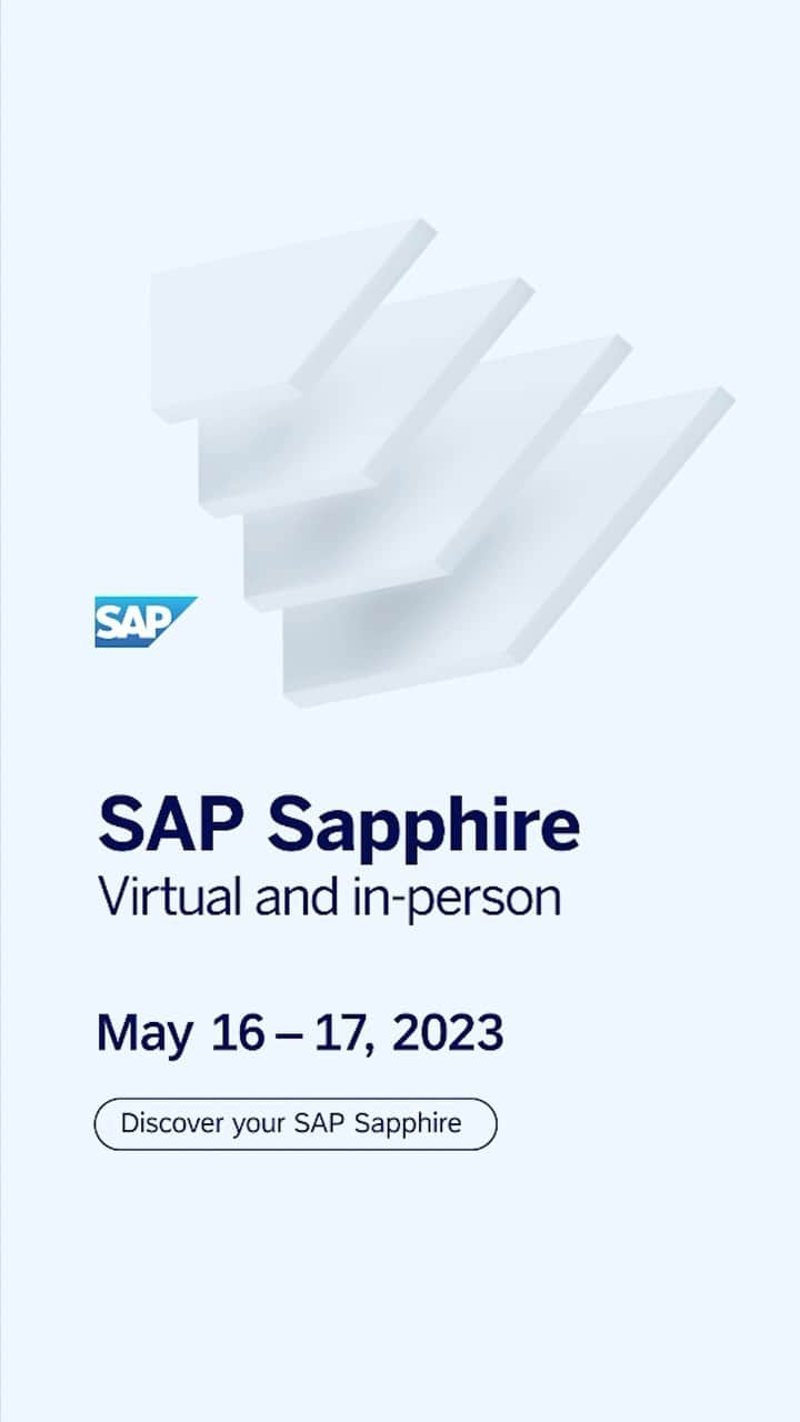 SAPのインスタグラム：「What awaits you at #SAPSapphire? Inspirational keynotes, expert insights, networking opportunities & much more!   Join us in sunny Orlando 🌴 or virtually this May 16-17. Register at the link in our bio.」