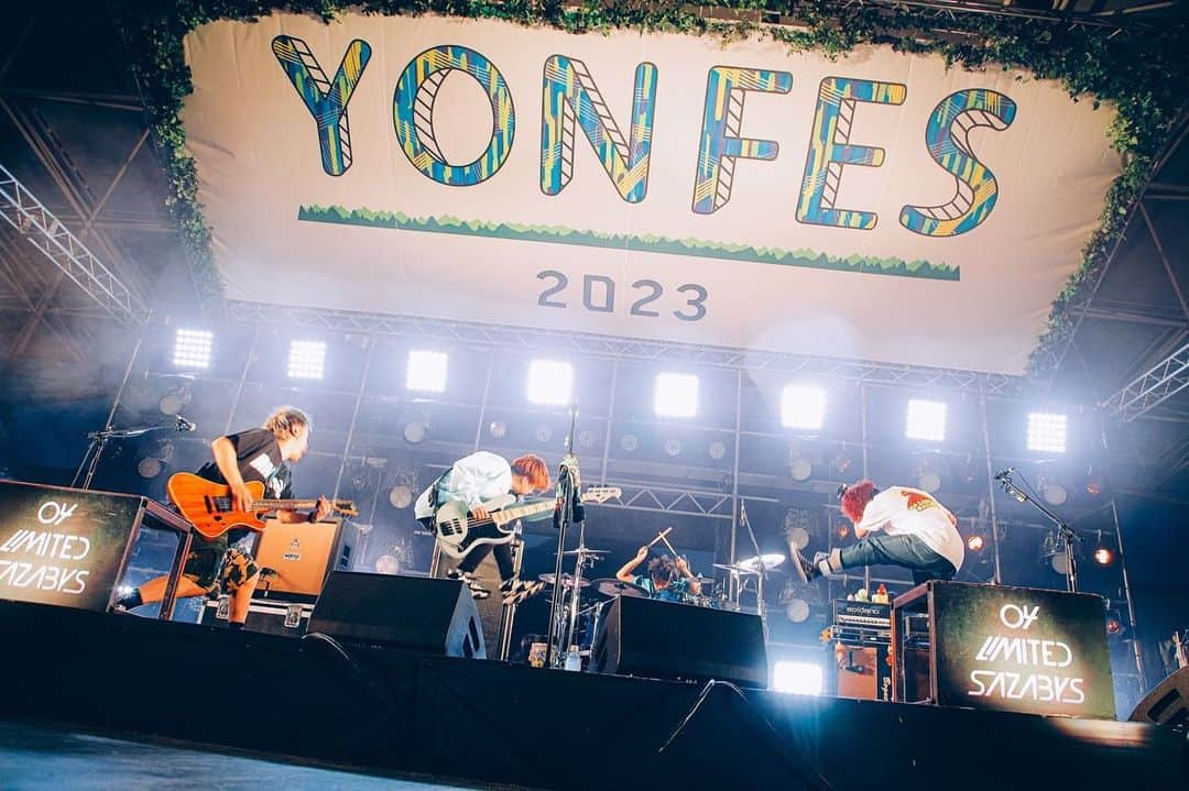 04 Limited Sazabysさんのインスタグラム写真 - (04 Limited SazabysInstagram)「. 2023.4.9 モリコロパーク 『YON FES 2023』DAY2  📸 @junpeihiyoshi」4月10日 23時09分 - 04limitedsazabys_official