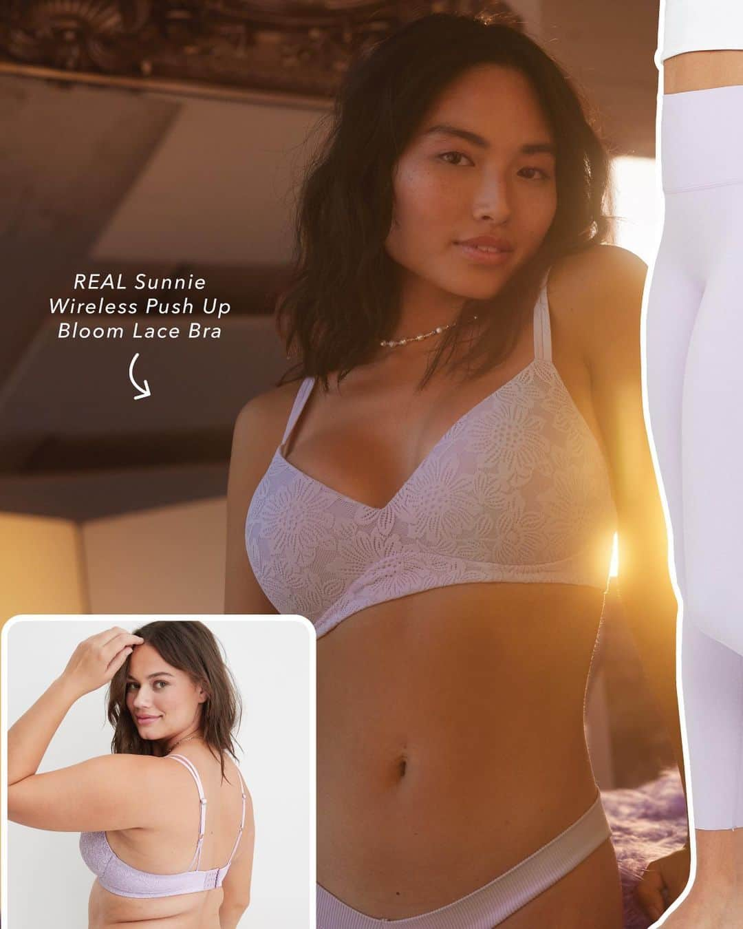 Aerie Japanのインスタグラム：「ちょっぴりセクシーな「バイオレット色」をファッションにプラスしよう💜  Aerie の新作にはバイオレット色アイテムが、ランジェリーからアクティブウエアまで種類が豊富、きっとお気に入りのセクシーが見つかる👙  あなたはどのアイテムがお気に入り？  #Aerie #AerieJP #AerieREALJP #Aeriegirls #Aerielaunch #Tokyo #Violet #春コーデ #春 #ファッション #大人かわいい #トレンドカラー」