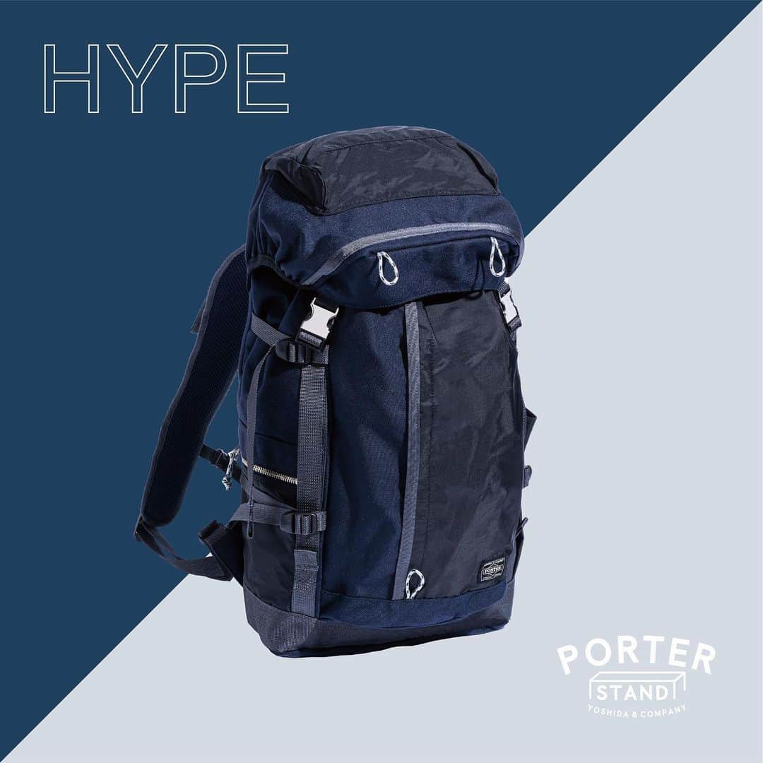 PORTER STANDさんのインスタグラム写真 - (PORTER STANDInstagram)「⁡ PORTER STAND exclusive HYPE ⁡ BACKPACK No.384-05131 ¥92,400- (tax included) W290/H470/D130mm ⁡ 2WAY HELMETBAG No.384-05129 ¥42,350-(tax included) W410/H430/D0mm ⁡ 2WAY SHOULDER BAG No.384-05130 ¥37,950-(tax included) W320/H250/D80mm ⁡ 異なるカラーと種類のナイロン生地を採用したデザイン性と収納ポケットの実用性が魅力のミリタリーテイストのPORTER STAND限定シリーズ。 ⁡ 耐摩耗性に優れた丈夫なコーデュラナイロンと軽量で強靭なリップストップナイロンを使用し、素材感と配色のコントラストをデザインに昇華させたシリーズです。 ⁡ 本体外装のポケットやファスナー引手に取り付けたナイロンコードに、指をかけて引っ張るとワンアクションでポケットを開けることができます。 ⁡ 是非、店頭でお手に取ってご覧ください。 ⁡ ※吉田カバンオフィシャルオンラインストアからでもご購入いただけます。 ⁡ ※商品の詳細はプロフィールのURLからご覧いただけます。 ⁡ ※各店の営業時間は下記をご確認ください。 PORTER STAND SHINJUKU 11:00（土日祝10:30）〜21:00 PORTER STAND SHINAGAWA 8:00〜22:00（日祝21:00） PORTER STAND KYOTO 10:00〜18:00 ⁡ #yoshidakaban #porter #luggagelabel #potr #yoshida #porteryoshida #porterstand #shinjuku #shinagawa #kyoto #madeinjapan #japan #hype #corduranylon #ripstopnylon #military #exclusive #gbp #吉田カバン #ポーター #ポータースタンド #新宿 #品川 #京都 #ルミネエスト #駅ナカ #産寧坂 #ハイプ #限定アイテム #再入荷」4月10日 17時39分 - porter_stand