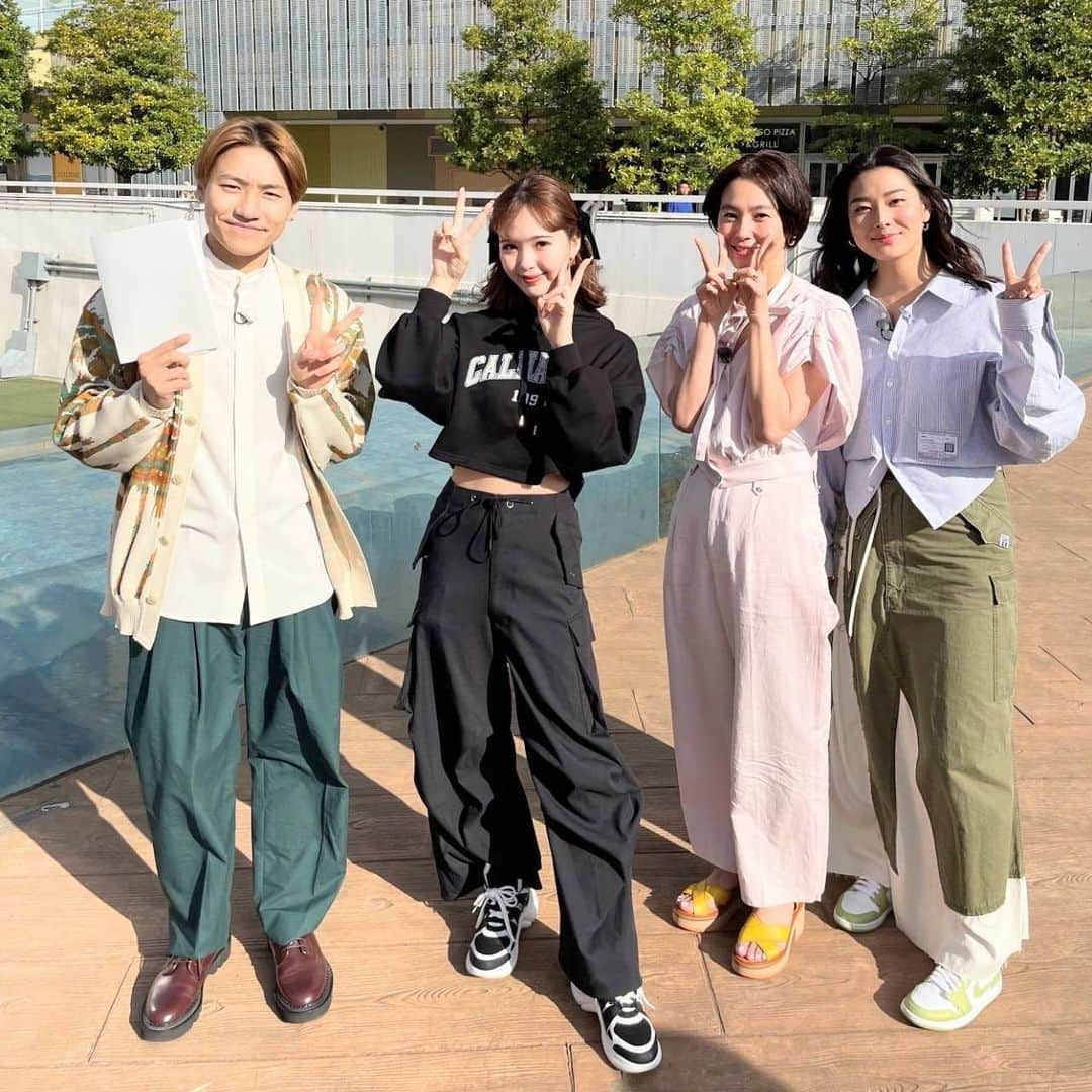 日本テレビ「ヒルナンデス！」さんのインスタグラム写真 - (日本テレビ「ヒルナンデス！」Instagram)「. 今日のゲストは#岡田紗佳 さん、#GENERATIONS の#数原龍友 さん、#中務裕太 さん、そしてチュートリアルの#福田充徳 さんでした！！！✨✨✨  アミカ、どれも安くてたくさん入っていてお得でしたね🤑 フランス人ばかりのお店🍟やお客さんで賑わうスナック、みなさんの雰囲気から美味しいことが伝わってきました！  そして栄養を無駄にせず摂るための保存法や調理法、どれも驚きました！早速実践します🔥  ダーツdeショッピングはモデル対決！みなさんダーツの腕前も素晴らしかったです😂完成コーデはどれも真似したくなりました💚  🌼明日のヒルナンデスは〜？🌼  ①本音ショッピング in 3COINS+plus  ②個性派スーパー特集  ③トレジャーファクトリーに密着  #ヒルナンデス #浅見れいな #すみれ #藤田ニコル #小森隼 #浦野モモ (C)日本テレビ」4月10日 17時53分 - hirunandesu_ntv_official