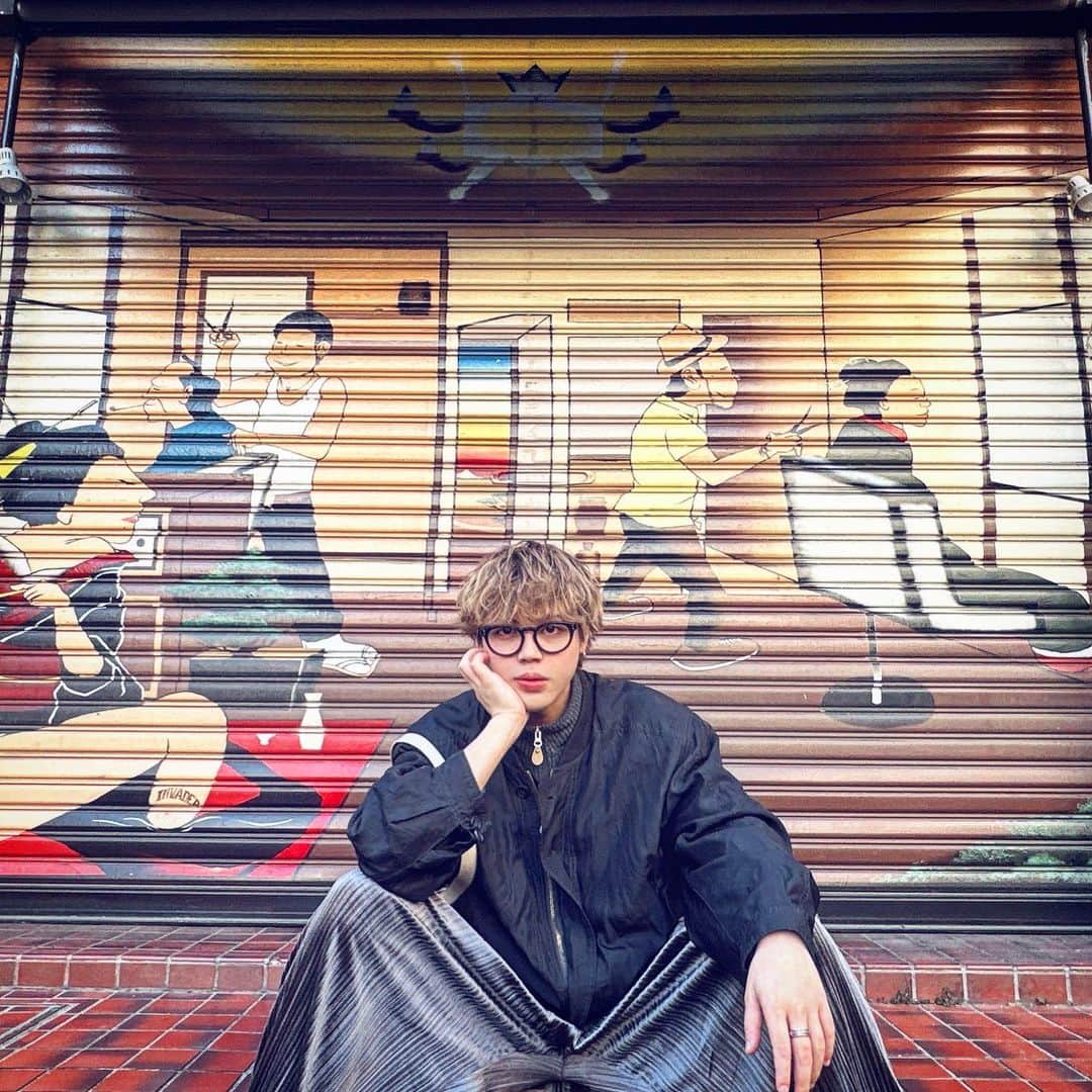 だいきのインスタグラム：「下北沢🎩👕👖  #下北沢 #古着」