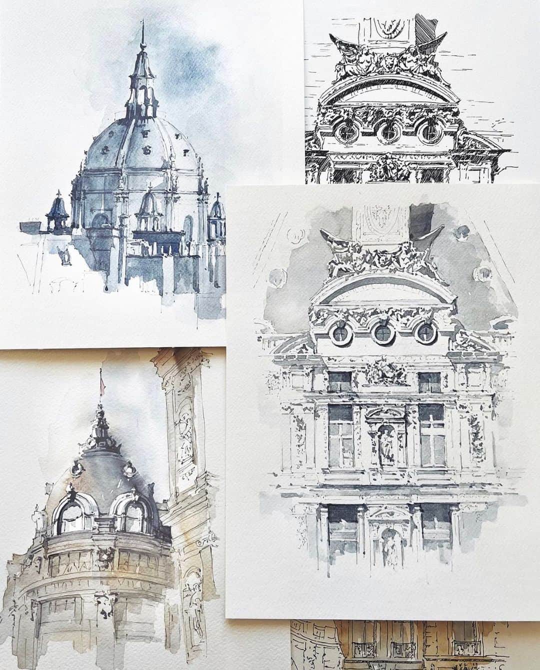PSNYのインスタグラム：「My original sketches are available for purchase in our online store saundersstudio.co (link in bio)」