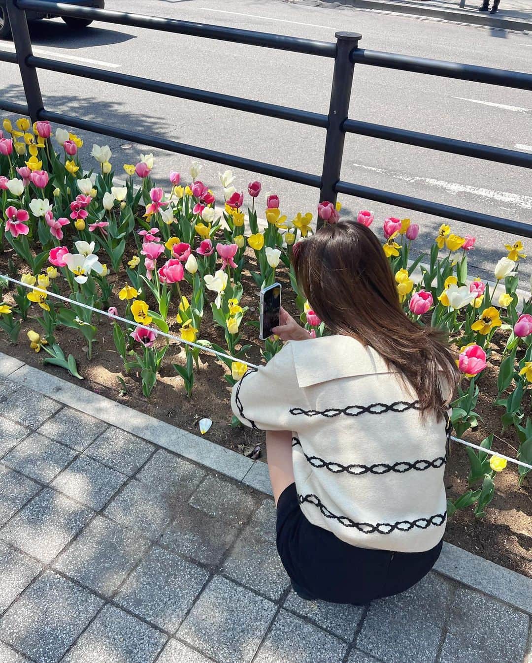 ぐんじりなさんのインスタグラム写真 - (ぐんじりなInstagram)「. . 봄밖에 없는 나라에서 살고싶어🌷 . .」4月10日 20時41分 - topokki_nusumigui