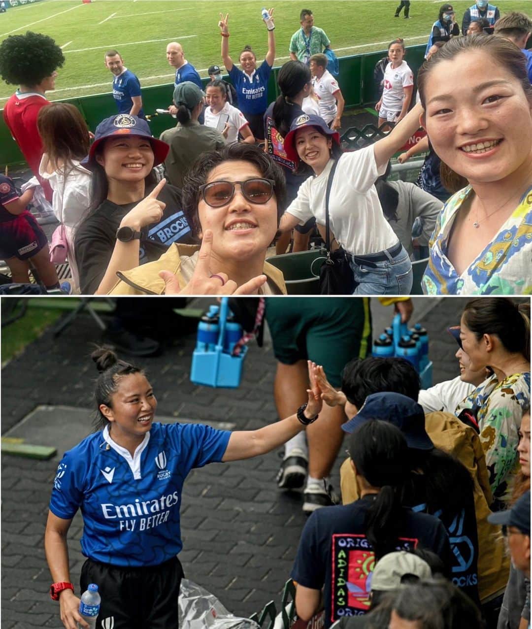 桑井亜乃さんのインスタグラム写真 - (桑井亜乃Instagram)「※ 香港に行ってきました🇭🇰  HSBC ワールドラグビーセブンズシリーズ2023 女子 香港大会🏉 📆2023/03/31-4/2 🏟Hong Kong Stadium  初めてレフリーとしてワールドシリーズに参加させていただきました。 選手としても戦わせてもらったワールドシリーズ！ 色んな方々のおかげで、またワールドシリーズという舞台にレフリーとして立たせてもらえて、本当に幸せです。 ありがとうございます。  私にとっては、パリ五輪が目標だけど、その過程の中でワールドシリーズに選ばれることも目標としていました。 選手の時も簡単に行ける場所ではないのと一緒で、レフリーでも簡単に来られる場所でない。 だからこそ、私がここにいる意味をしっかり考えて、半年間準備をしてきたと思っています。 アルカスの練習に参加して、ワイルドナイツの練習にも参加させてもらって、アルカスでフィットネス期間がない時は空き時間にやらせてもらっていました。体も絞ってより走れるように。  オリンピックへの道は本当に難しいことだし、簡単なことではないけれど、目標を持ってレフリーをはじめたからこそ、今があると思っています。 ラグビーに関わる時間が増えて、たくさんの方にサポートしていただいて、よくしていただいて、本当に人に恵まれていることを実感しています。 毎日が充実しているし、毎日が感謝の連続です🙇‍♀️ ありがとうございます！  ワールドシリーズは最高の舞台でした🏉 久しぶりに選手の時と同じ感覚になって、バスの中で1人ニヤニヤしちゃってた。笑 また、この舞台にレフリーとして立たせてもらえるように、目の前にある大会を一つひとつ全力で取り組んでいきたいと思います。  ラグビーの世界にも男女のラグビーがあったり、15人制・7人制があったり、歴史ある大会があったり。レフリーになっても、見てもらえる機会が増えてもらえること、興味をもってもらえることは本当に嬉しい。 スタジアムの雰囲気を映像でも是非みてほしいです🏟  たくさんのおめでとう！というお言葉をいただいて、嬉しかったです。 あと、、、おかえりなさい！も嬉しい♡ ありがとうございました😌  今は...南アフリカ🇿🇦 ワールドラグビーセブンズチャレンジャーシリーズ2023に参加してきます！  #rugby7s #香港 #hongkong7s #ラグビー #ラグビー日本代表 #サクラセブンズ #ラグビー #rugby #女子ラグビー #レフリー #referee #八木橋百貨店 #canterbury #puma #大正製薬 #五反田病院 #きたもと脳神経外科クリニック #解説 #コメンテーター #commentator #フィットネス女子 #女子アスリート #anokuwai #worldseries #オリンピック」4月10日 21時12分 - ano.1020