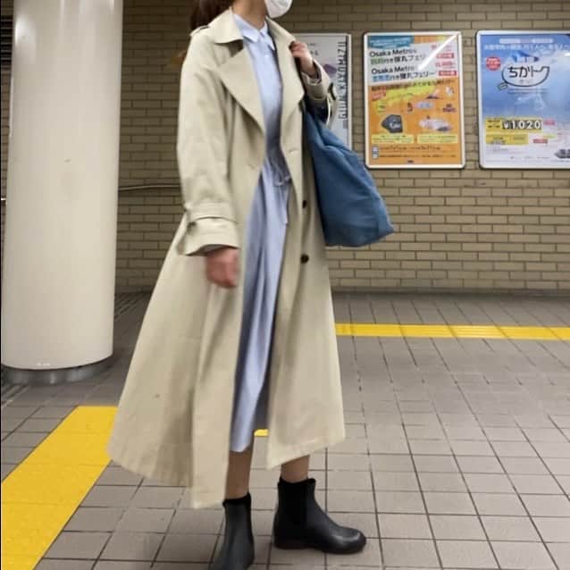 のインスタグラム：「. . 全て#lowrysfarm 🤍  #ローリーズファーム　 #トレンチコート  #トレンチコートコーデ」