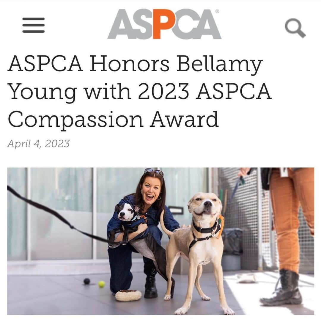 ベラミー・ヤングのインスタグラム：「I remain honored to support & amplify your tireless, vital work, @aspca ! Thank YOU for all you do to end #AnimalCruelty. Sending everybody so very much love today! Hope the day is being gentle on you wherever you are. Hug a furry friend for me! (or a human friend- they deserve hugs too🤓) ❤️💗❤️💗❤️💗❤️」