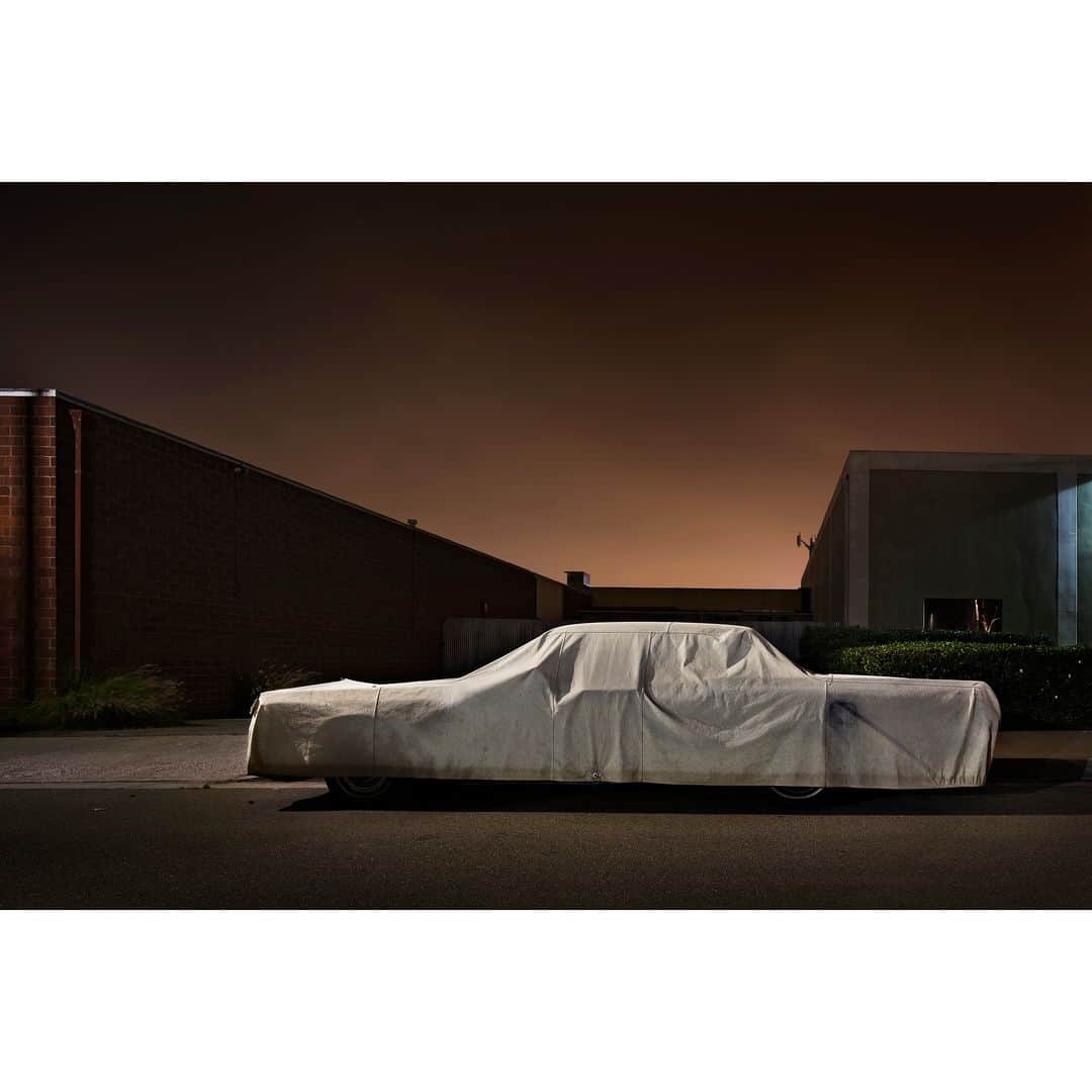 Gerd Ludwigさんのインスタグラム写真 - (Gerd LudwigInstagram)「I am excited to share that the F15 Gallery in Bremen, Germany is currently presenting my exhibition titled SLEEPING CARS.  The exhibit features 21 large photographs of resting cars at night throughout Los Angeles, undeniably the city of cars. Vehicles are the blood in the veins of this metropolis. I have documented where these iconic Los Angeles inhabitants reside at night — tucked into driveways, proudly displayed in front of homes, glowing under streetlamps, covered with tarps, or simply left bare — aiming to evoke a mysterious quality reminiscent of the almost forgotten backdrops of the noir films so typical of Hollywood and Los Angeles.  My cars are loners. They command their own space and like to show their presence. Like a devoted bird watcher I have learned to recognize their sleeping patterns. With voyeuristic pleasure I’ve spied on them in their nightgowns. I’ve watched some sleep in the nude; some take afternoon naps and a few lucky ones get to sleep together.  In addition to the SLEEPING CARS series, the exhibition will feature a small selection of my images of Joseph Beuys captured in 1978.  If you are from or in the area, I would like to invite you to attend the exhibit, which will open on April 14th at 6 pm. I look forward to seeing you at the opening.  The exhibition will be on view through June 17, 2023.  @f15gallery #f15 #SleepingCars #exhibit #Bremen」4月11日 7時44分 - gerdludwig