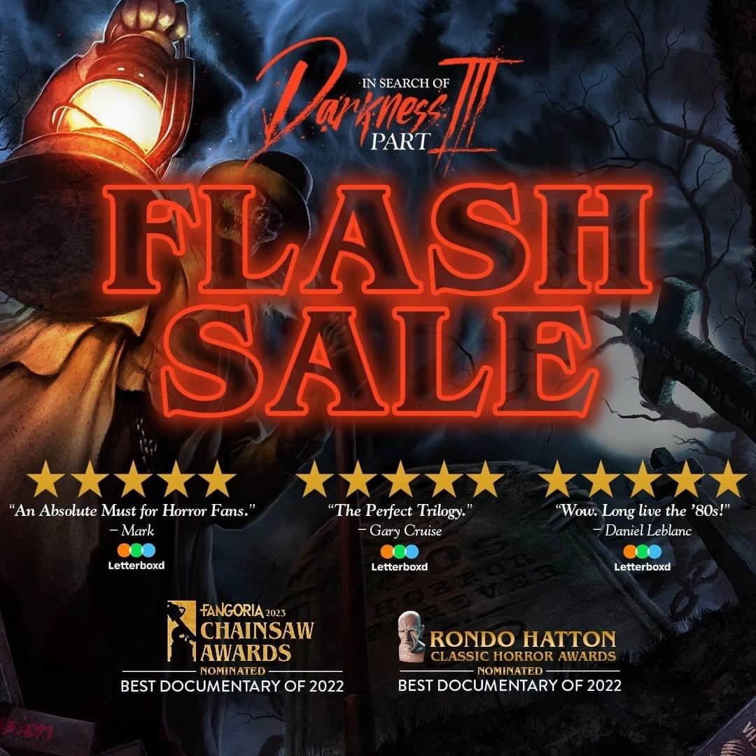 コリィ・テイラーのインスタグラム：「If you missed out last Halloween, the final installment of the In Search of Darkness 80's horror movie documentary is back on sale for a limited time. Featuring hours of interviews with horror movie icons, experts and notable fans, like me, In Search of Darkness is a must-have for my fellow horror junkies. . Order your standalone verion of Part III or the whole trilogy at the link in my bio by Tuesday at midnight. #80shorrordoc」