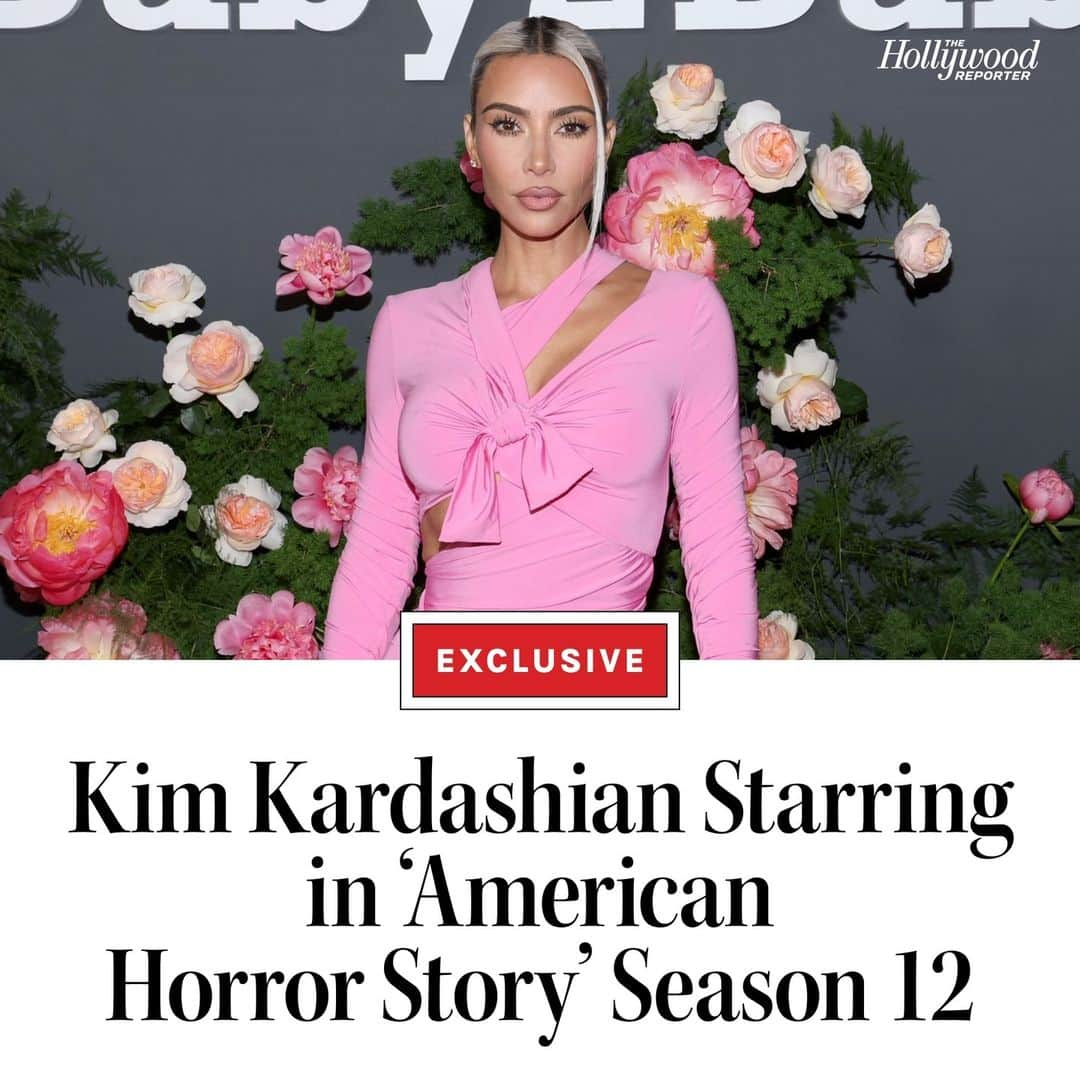 ハリウッド・リポーターさんのインスタグラム写真 - (ハリウッド・リポーターInstagram)「Reality star, entrepreneur, podcaster and pop culture icon #KimKardashian just signed on to star in the upcoming 12th season of FX’s 'American Horror Story,' in a role specifically written with her in mind. She joins returning #AHSFX alum and serial #RyanMurphy collaborator #EmmaRoberts in the outing. For more details, hit the link in bio.」4月11日 1時43分 - hollywoodreporter