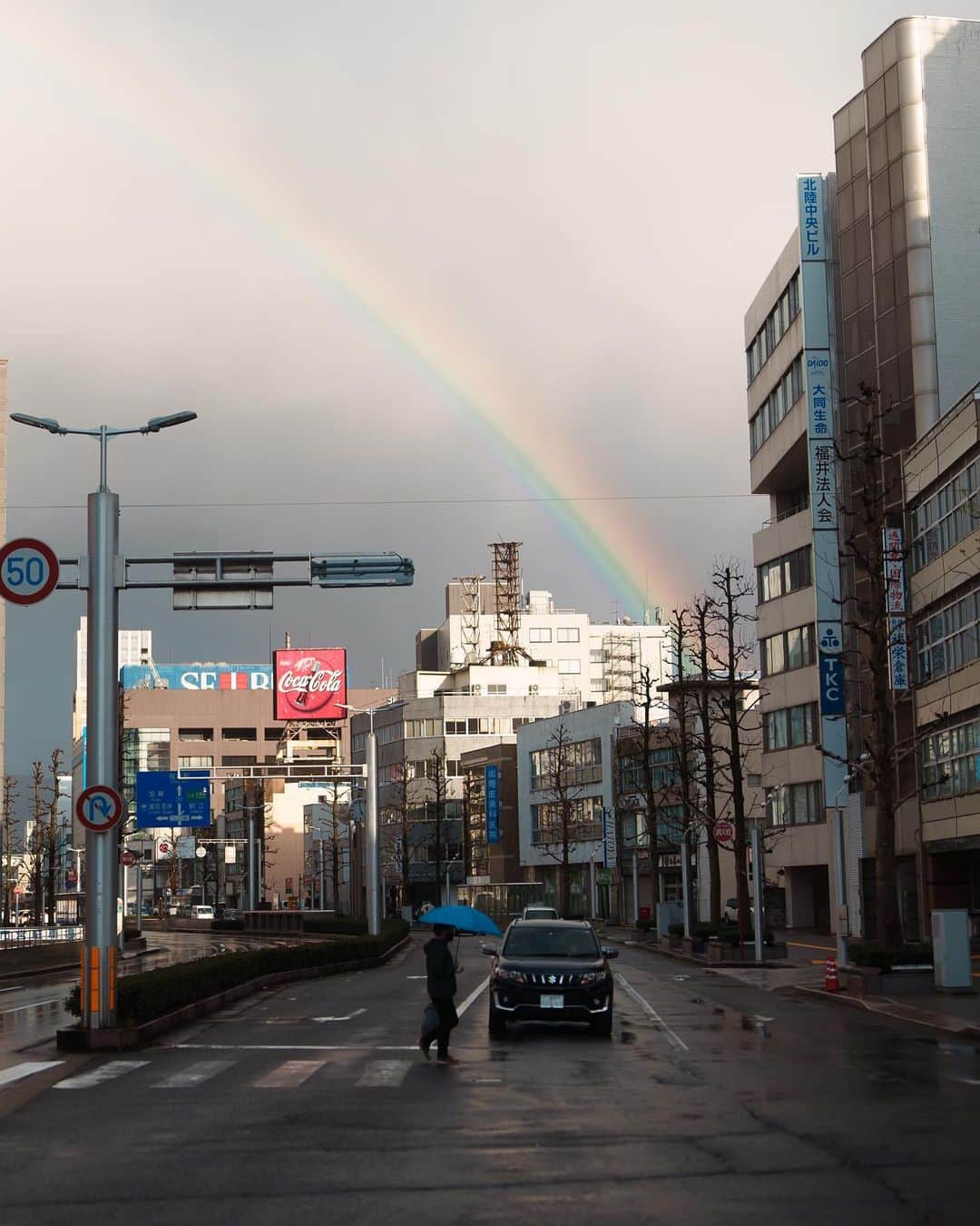山田悠介さんのインスタグラム写真 - (山田悠介Instagram)「虹 #福井 #虹 #rainbow #sel50f12gm」4月11日 1時42分 - yamadayusuke_0729