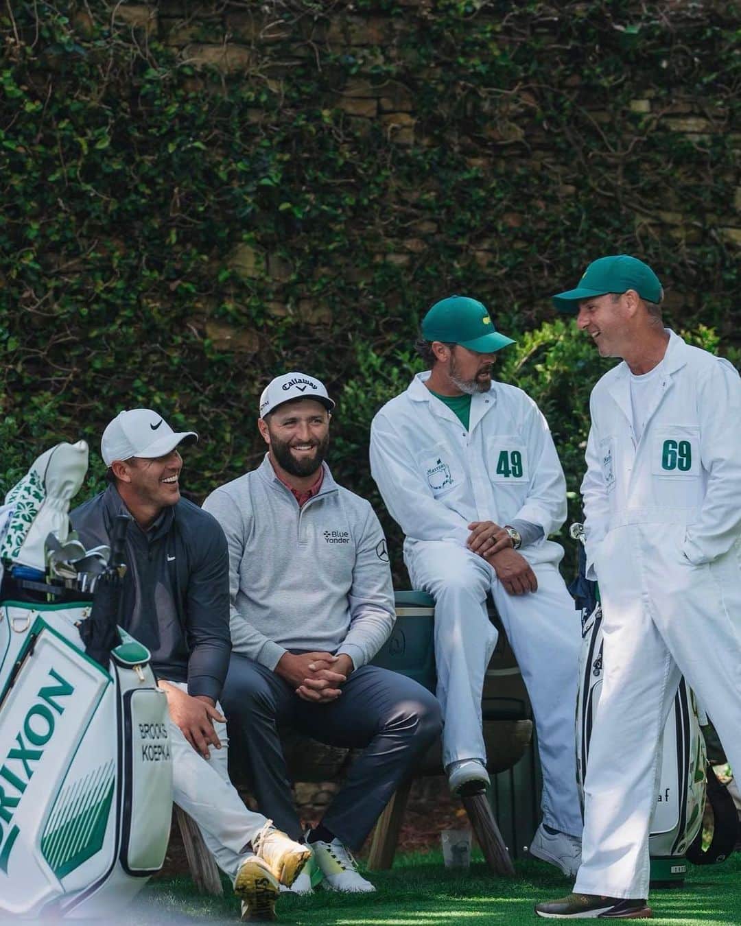 のインスタグラム：「This game is so good. What a week at Augusta! Impressive performance from @jonrahm, congrats man, you earned it.   It’s going to be a fun major season, we’re just getting going. Stay tuned! Appreciate everyone’s support and @themasters for another memorable year.」