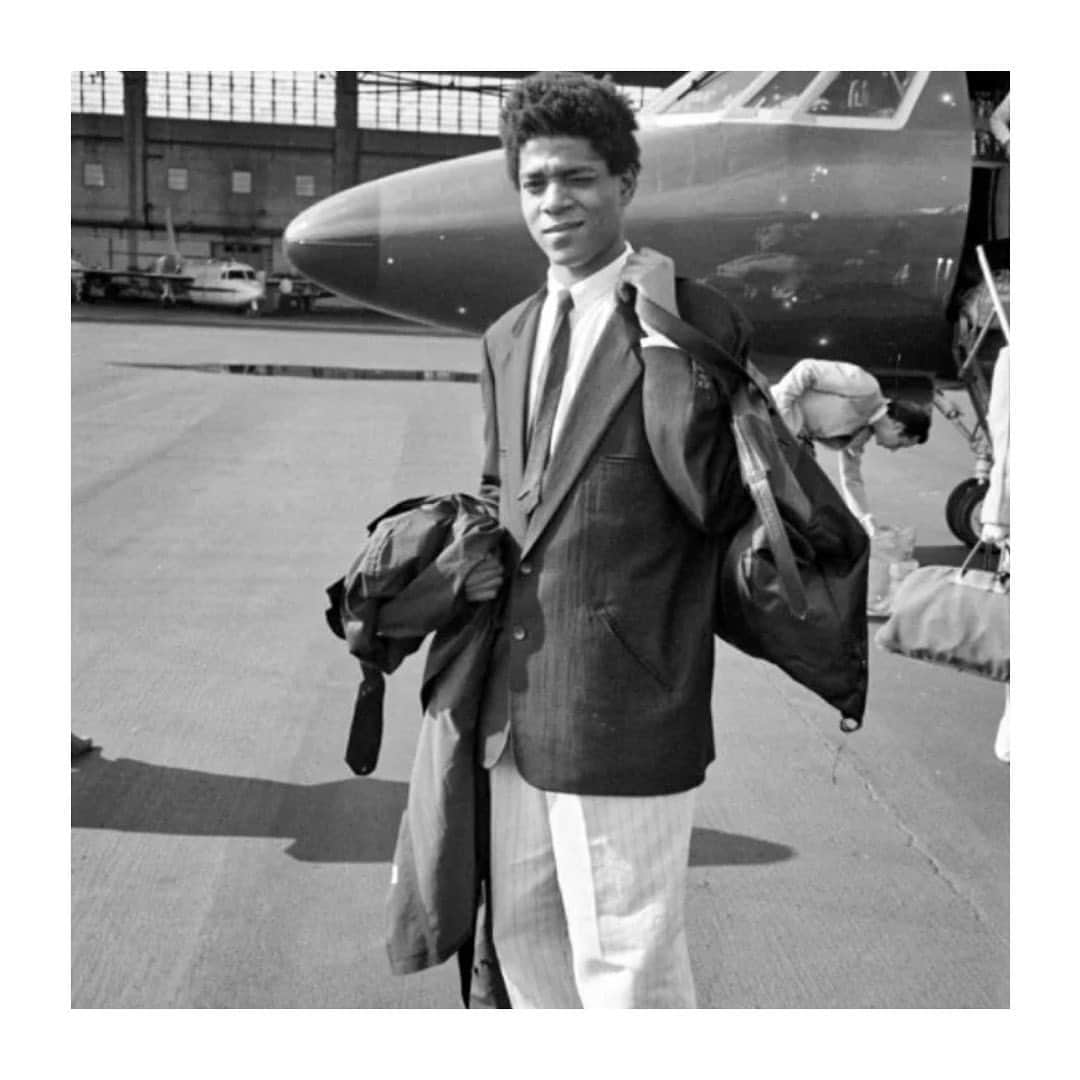 クロスサージョンさんのインスタグラム写真 - (クロスサージョンInstagram)「ARCHIVE  JEAN-MICHEL BASQUAIT  Washington, DC 1984 Photo by Andy Warhol  #clothsurgeon #jeanmichelbasquiat #andywarhol」4月11日 2時43分 - clothsurgeon
