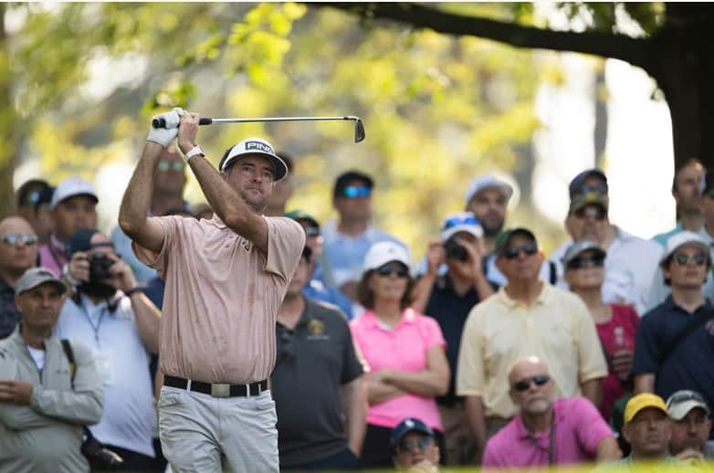 バッバ・ワトソンのインスタグラム：「Not how I wanted to perform last week but always love being at Augusta! Congrats to @jonrahm under those conditions!☔️ Great playing! On to Australia next week! #nomore3puttsforme #landdownunder」