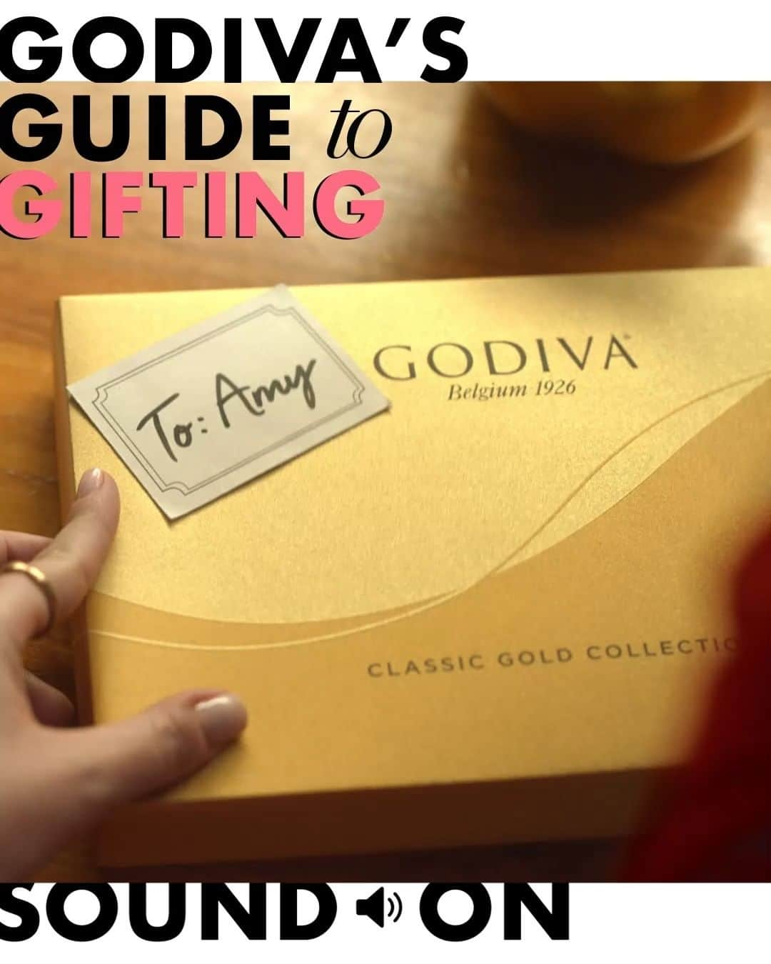 GODIVAのインスタグラム：「GODIVA is — buy it as a gift, or keep it for yourself —chocolate.   We both know you’re gonna want to eat that GODIVA Gold Box you bought as a gift…next time buy two #justsaying」