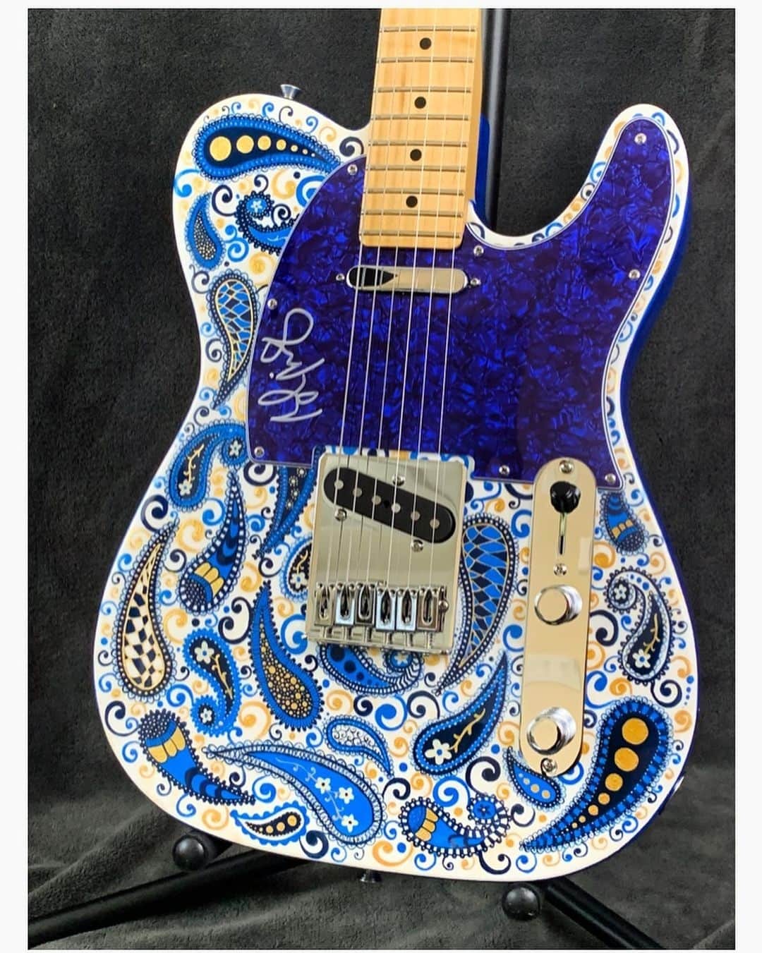 Fender Guitarさんのインスタグラム写真 - (Fender GuitarInstagram)「We can't get over these hand-painted masterpieces by @sarahgallenberger_art and the @fendercustomshop. Tell us your favorite in the comments!」4月11日 4時01分 - fender