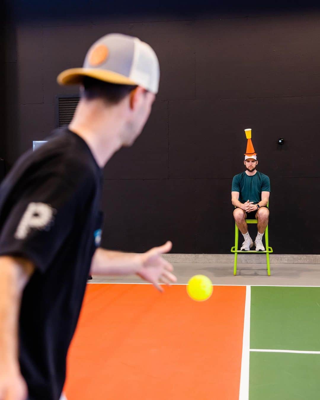 Dude Perfectさんのインスタグラム写真 - (Dude PerfectInstagram)「Pickleball Trick Shots OTW! Saturday @ 9am CST *insert pickleball paddle emoji that doesn’t exist yet @apple*」4月11日 4時44分 - dudeperfect