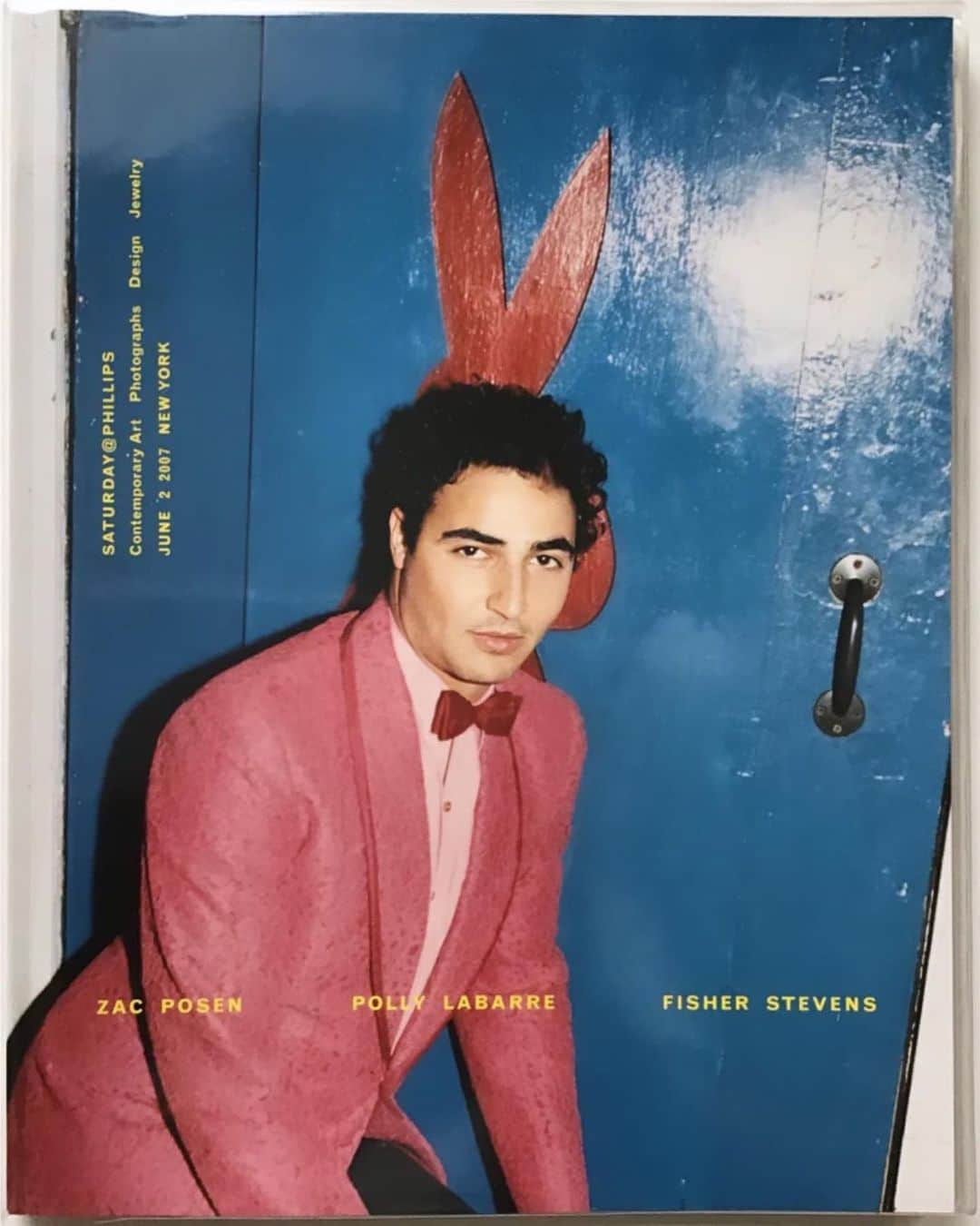 ザックポーゼンさんのインスタグラム写真 - (ザックポーゼンInstagram)「🐰 cover shot at the #pinkpony FOR @PHILLIPSAUCTION many moons ago. 📷 @annabelmehran」4月11日 6時36分 - zacposen