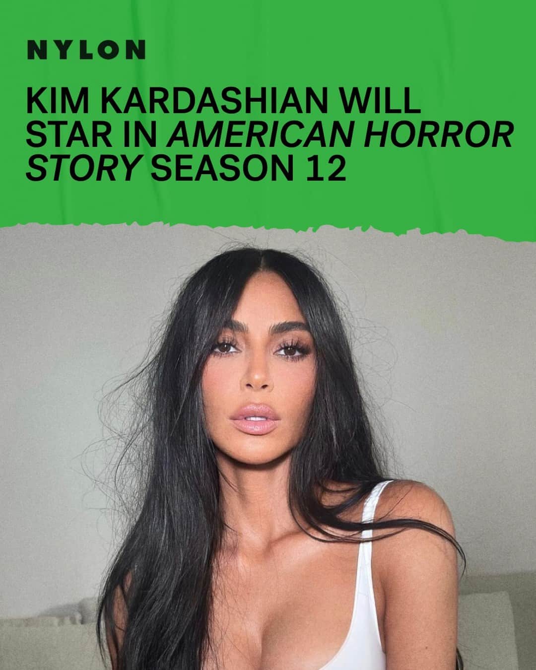 Nylon Magazineさんのインスタグラム写真 - (Nylon MagazineInstagram)「In today's news we didn’t see coming — fashion mogul and Skims founder #KimKardashian will soon appear in her first scripted television performance (at least, formally scripted) with #AmericanHorrorStory Season 12. Things are getting freaky at the link in bio... 📸: kimkardashian」4月11日 7時07分 - nylonmag