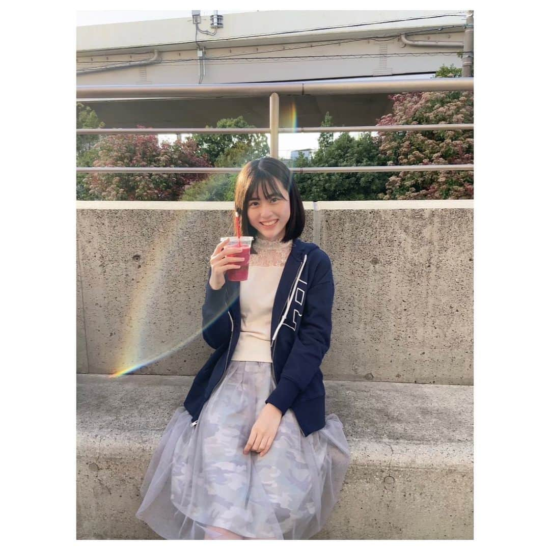 冨波心さんのインスタグラム写真 - (冨波心Instagram)「ぶどうスムージー🍇 美味しかった！  #冨波心 #スターダストプロモーション #高校生 #高校1年生 #女子高校生 #jk #jk1 #fjk #07 #15 #15yrs #kokoro #kokorotoba #japan #japanesegirl」4月11日 17時16分 - kokoro_toba_official