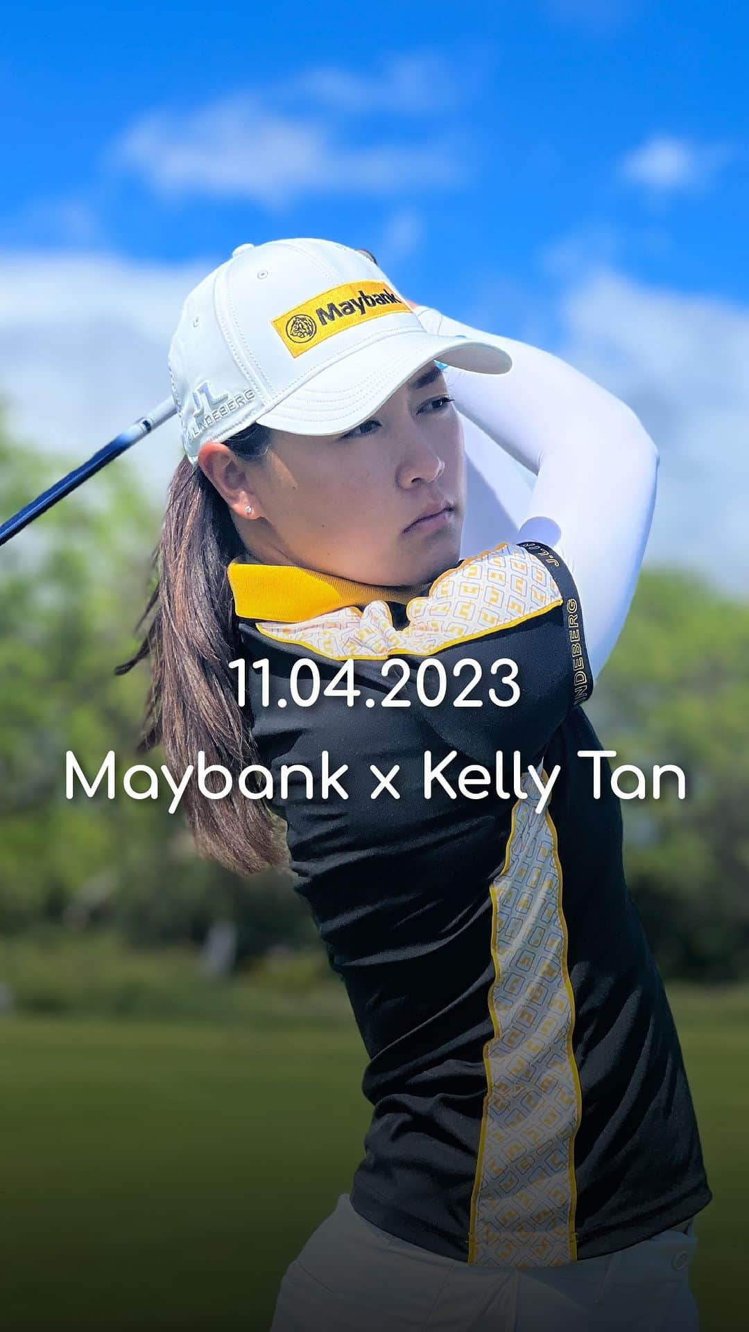 ケリー・タンのインスタグラム：「Fiercely passionate. Intensely bold.  Words to describe my new partnership with Maybank. Proud to earn my Tiger stripes!🐯   This is a personal one for me because of our common aspirations - that is to empower the next generation of women golfers and make golf more accessible, diverse and inclusive.   #UnleashYourInnerTiger #RetakeTheGreen」