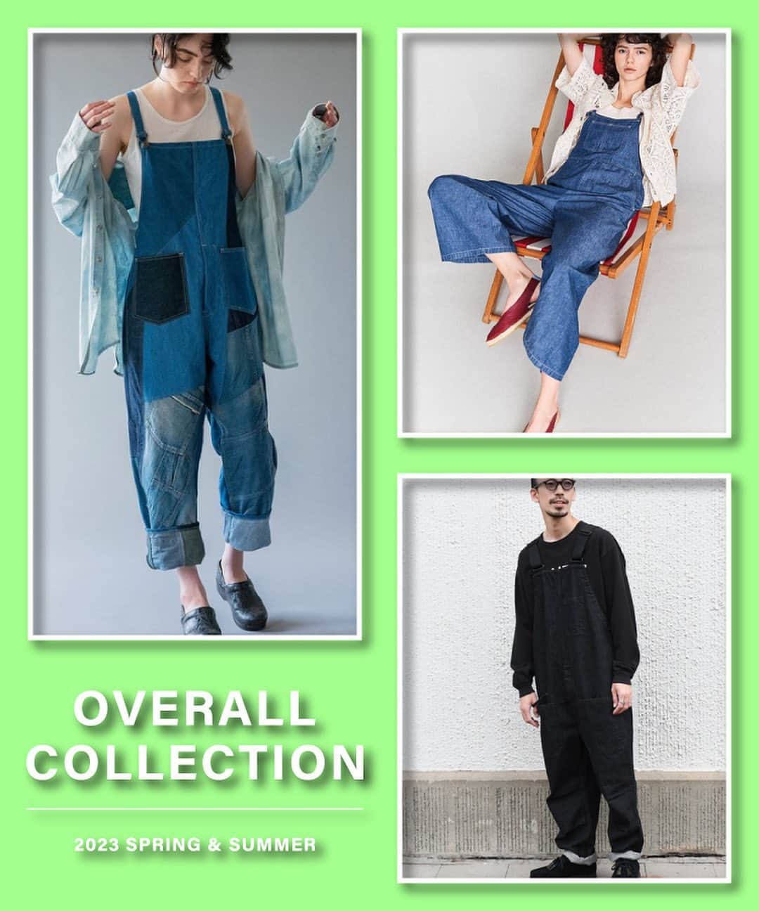 ジョンブルさんのインスタグラム写真 - (ジョンブルInstagram)「【OVERALL COLLECTION】 本格的な春の訪れに ...
