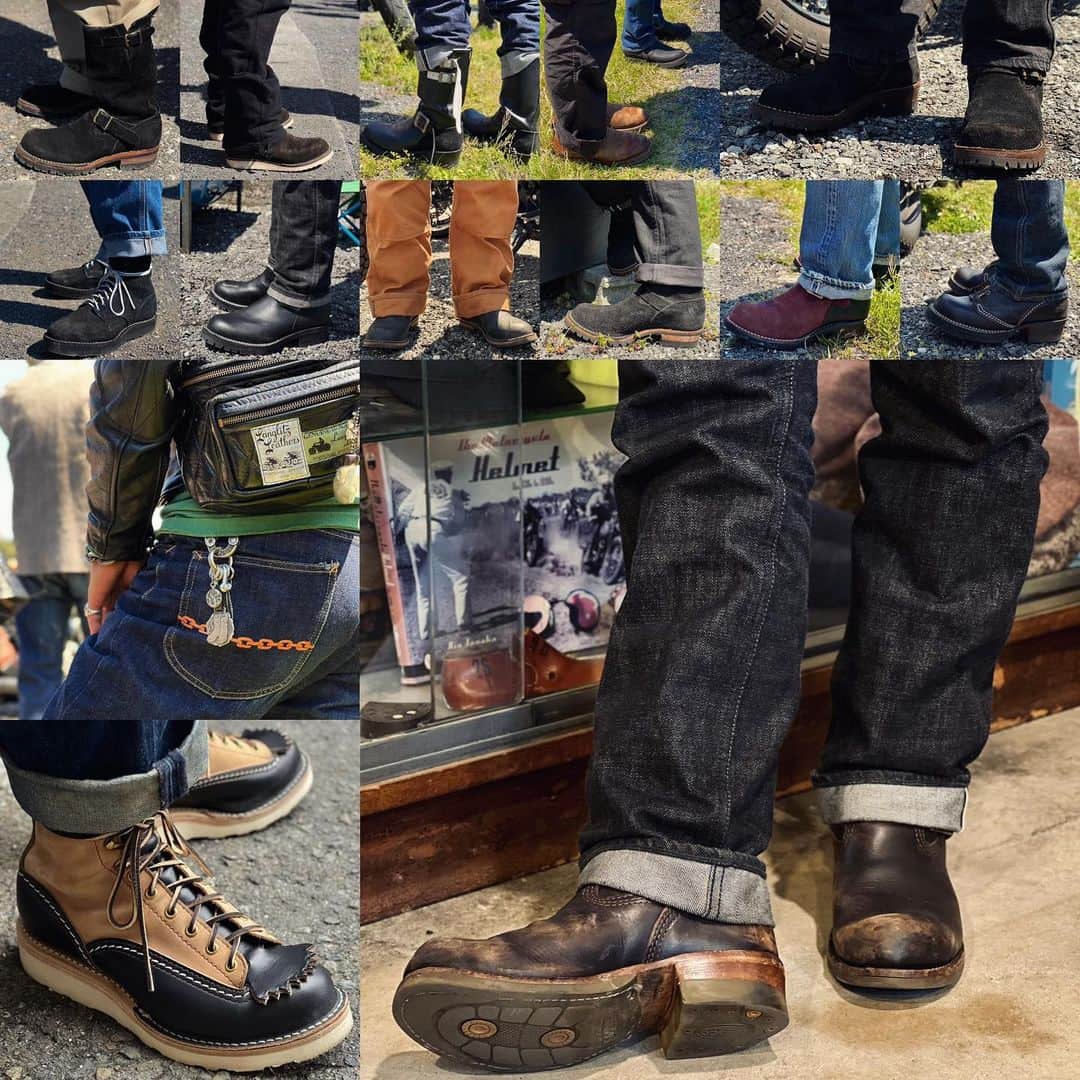 のインスタグラム：「My WESCO! at SHIP JOHN JAPAN&Custom Works Zon ・ #shipjohnjapan #customworkszon #westcoastshoecompany #wesco #wescoboots #mywesco #boss #jobmaster #morrison #harness #romeo #since1918 #100YEARS #oregon #portland #scappoose #madeinUSA🇺🇸 #osaka #wescojapan #tokyo #wescoebisu #wescosetagaya」